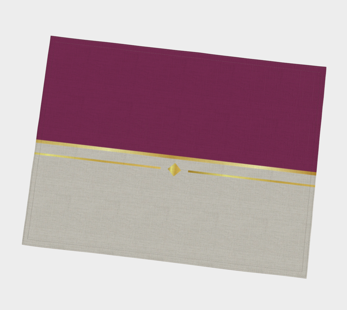 Fuchsia & Taupe Placemats