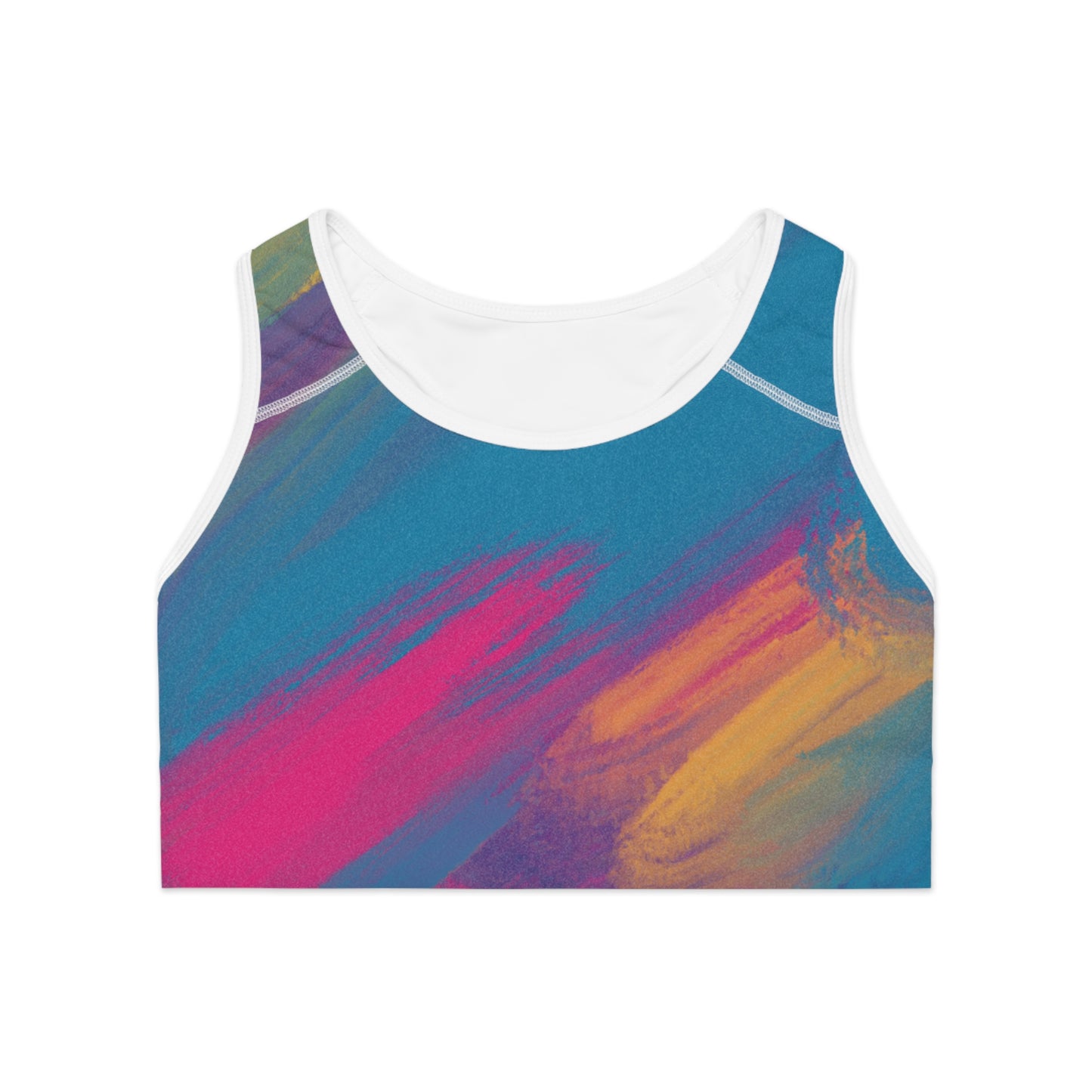 Color Splash Sports Bra (AOP)