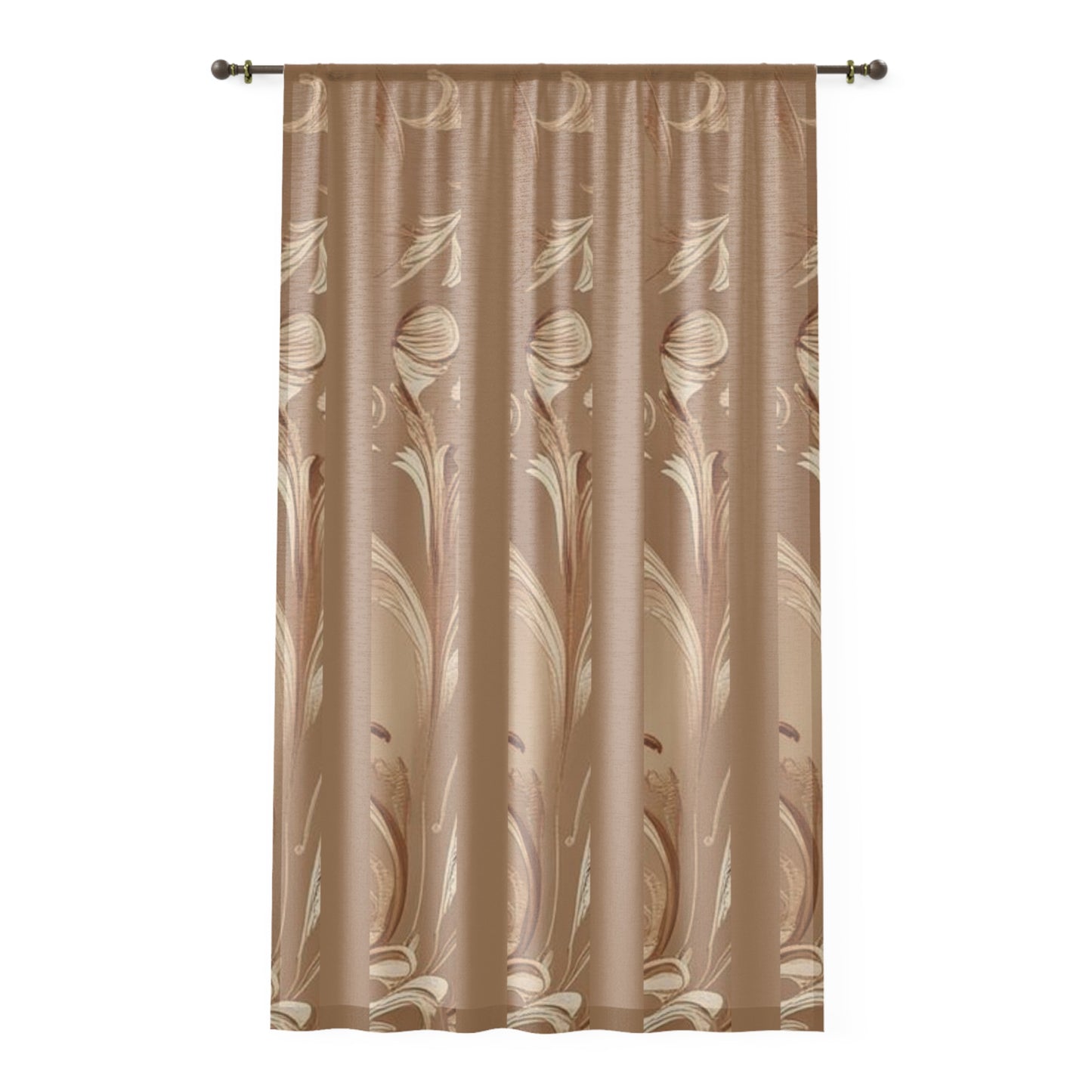Mocha Bliss Window Curtain