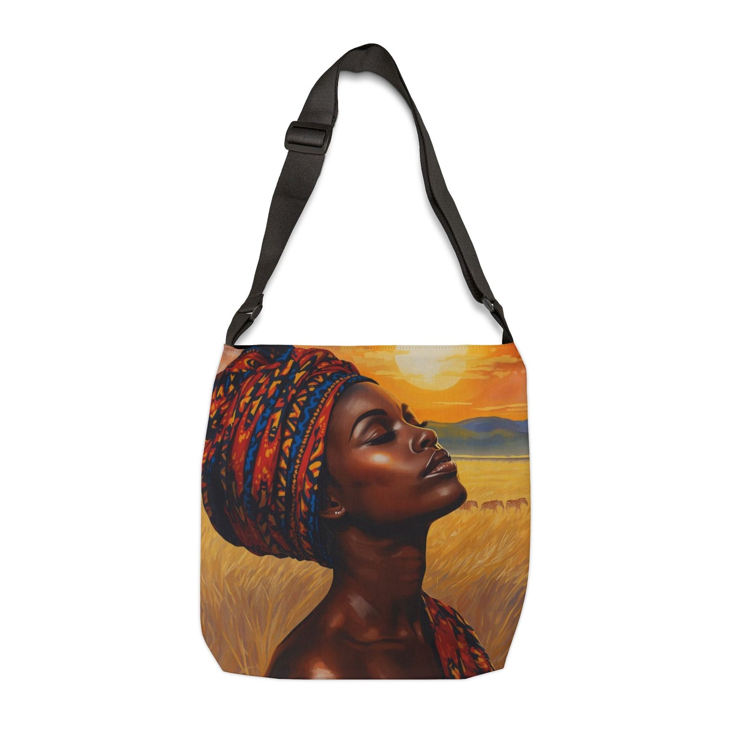 Sunrise in the Serengeti Adjustable Tote Bag (AOP)