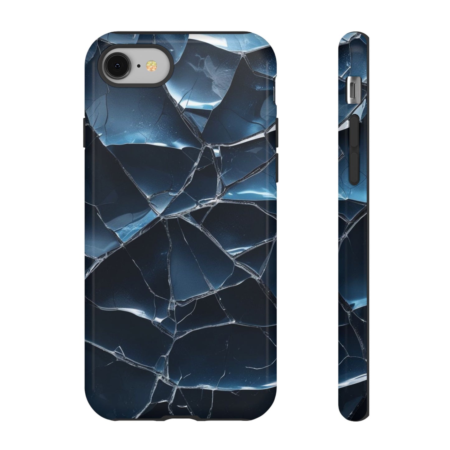 Crack'd (Dark Blue) Tough Cases