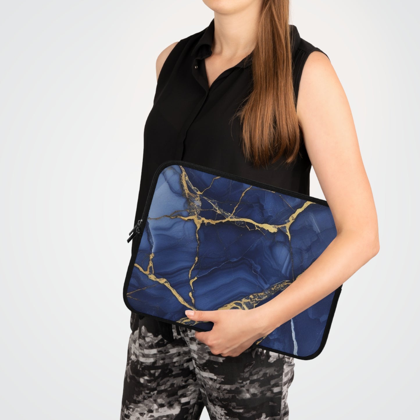 Indigo Marble Laptop Sleeve