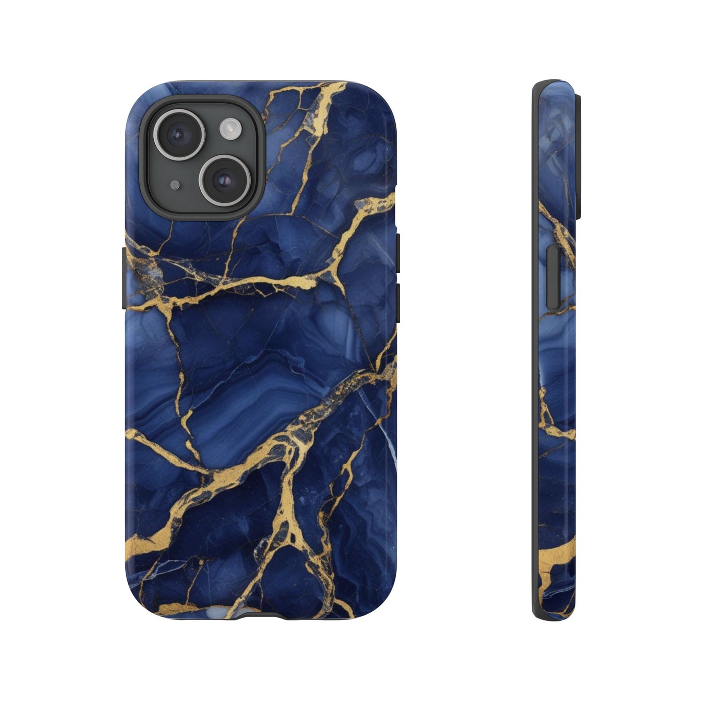 Indigo Marble Tough Cases