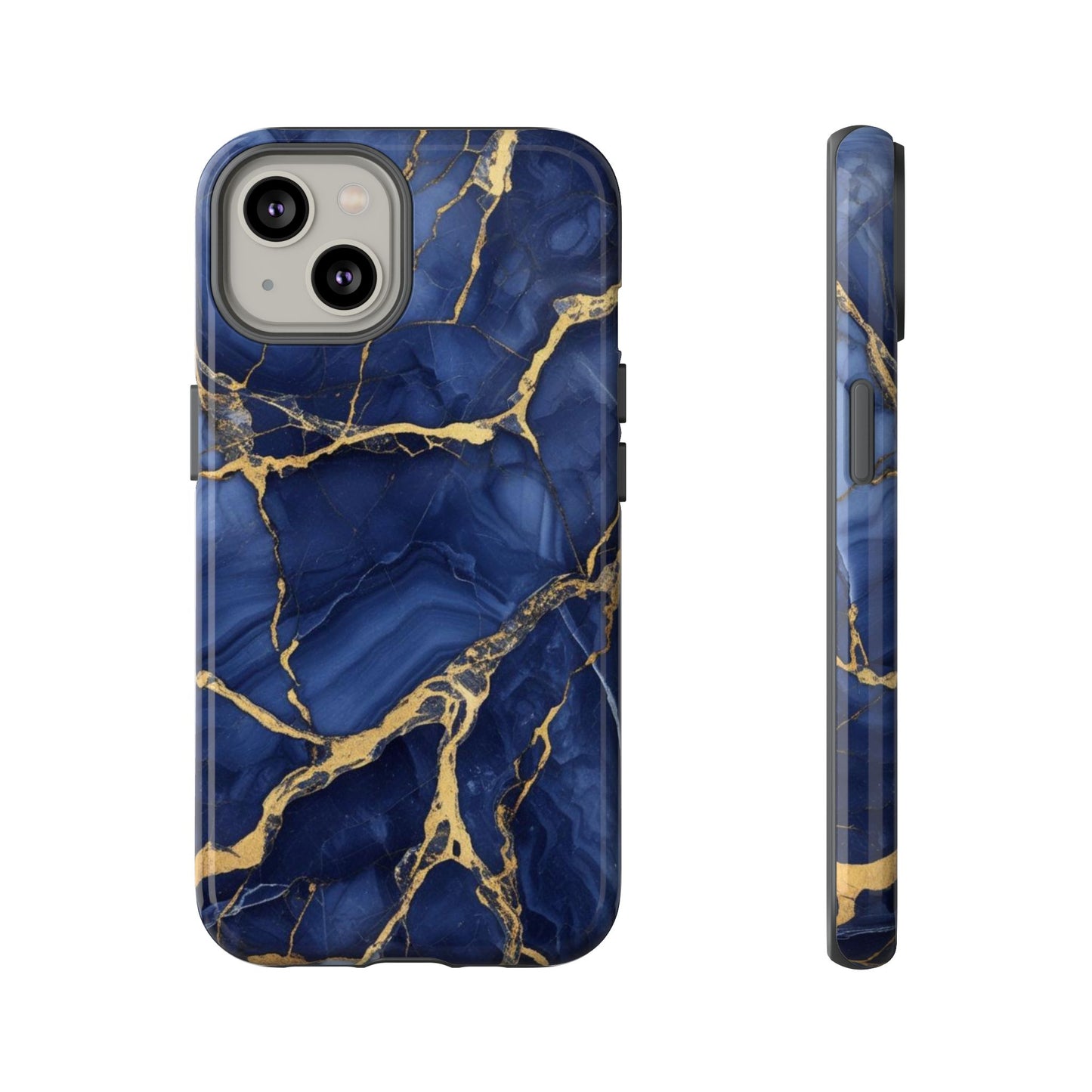 Indigo Marble Tough Cases