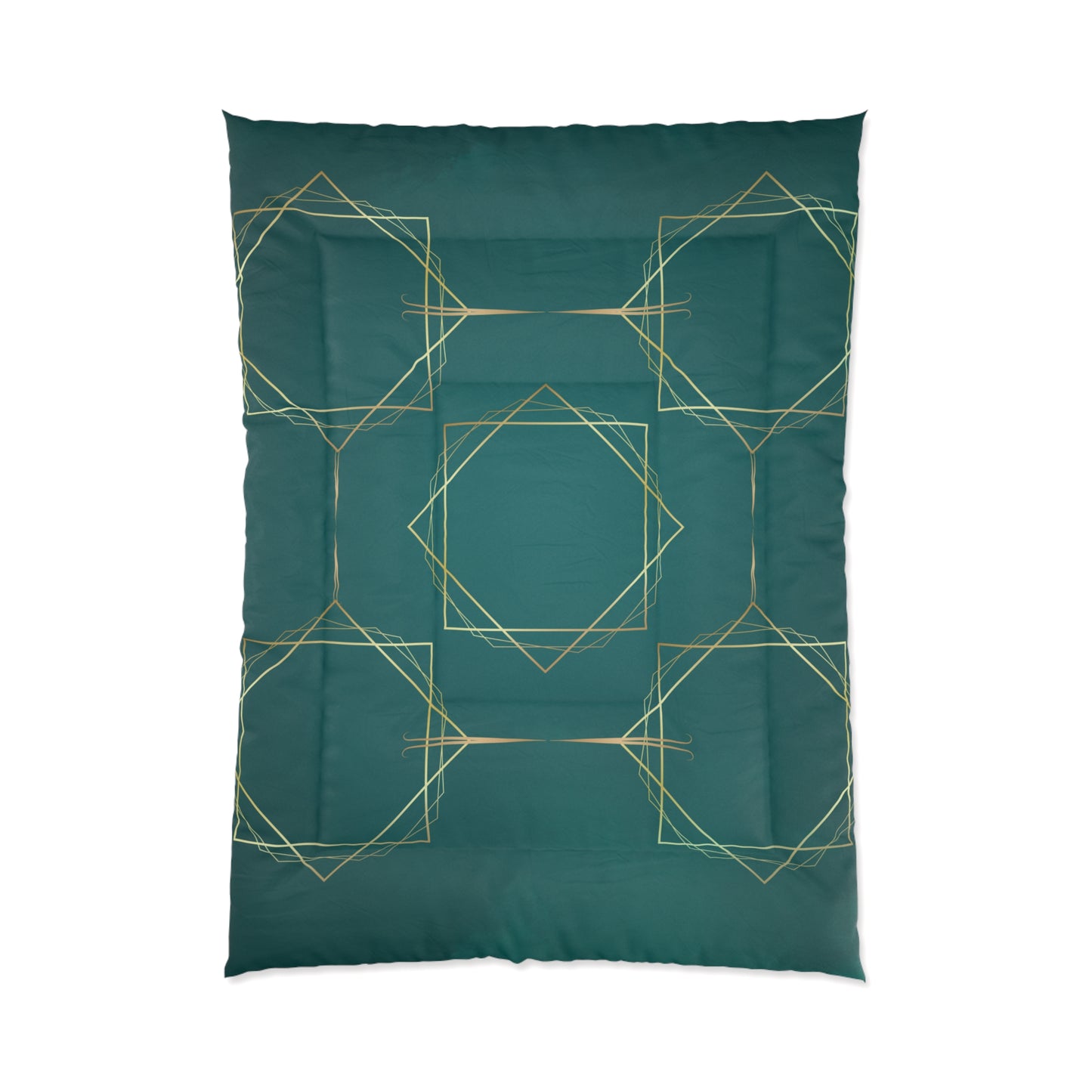 Gilded Elegance (Dark Teal) Comforter