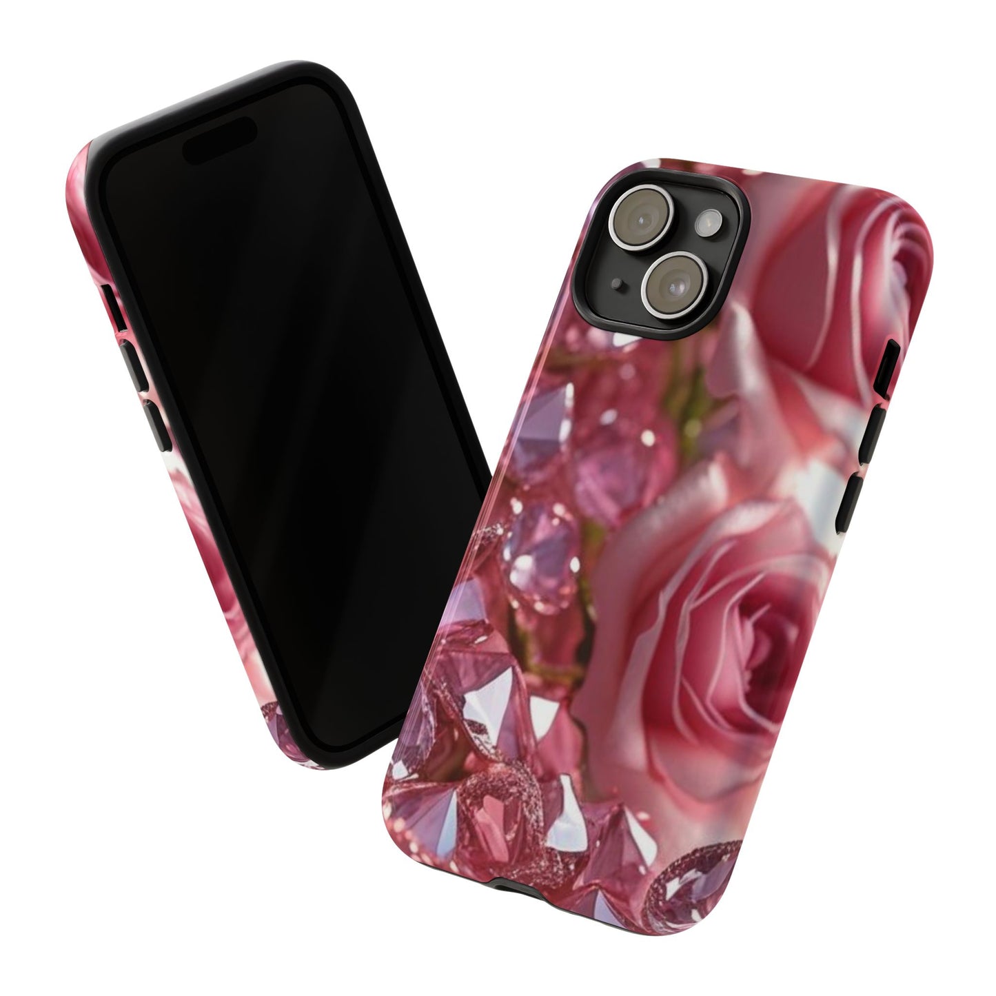 Pink Diamonds & Petals Tough Cases