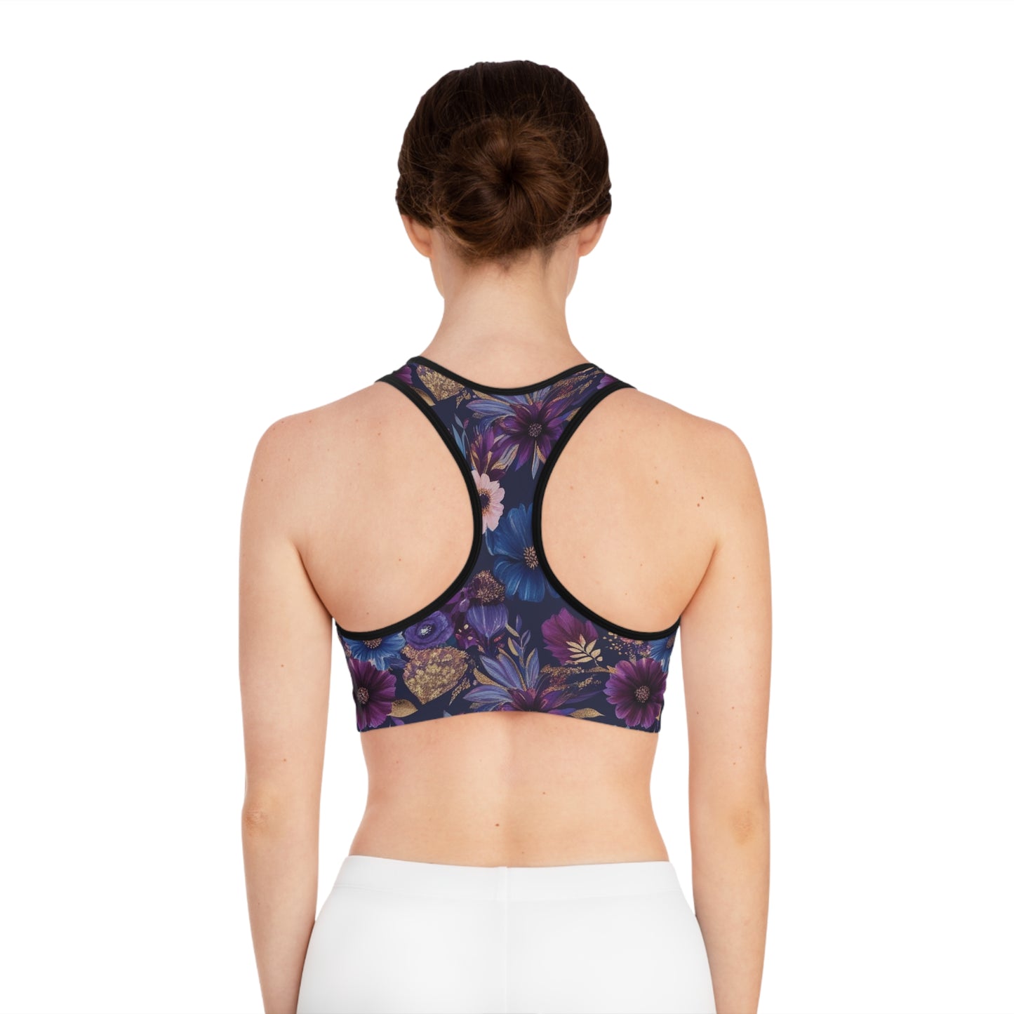 Floral Sports Bra (AOP)