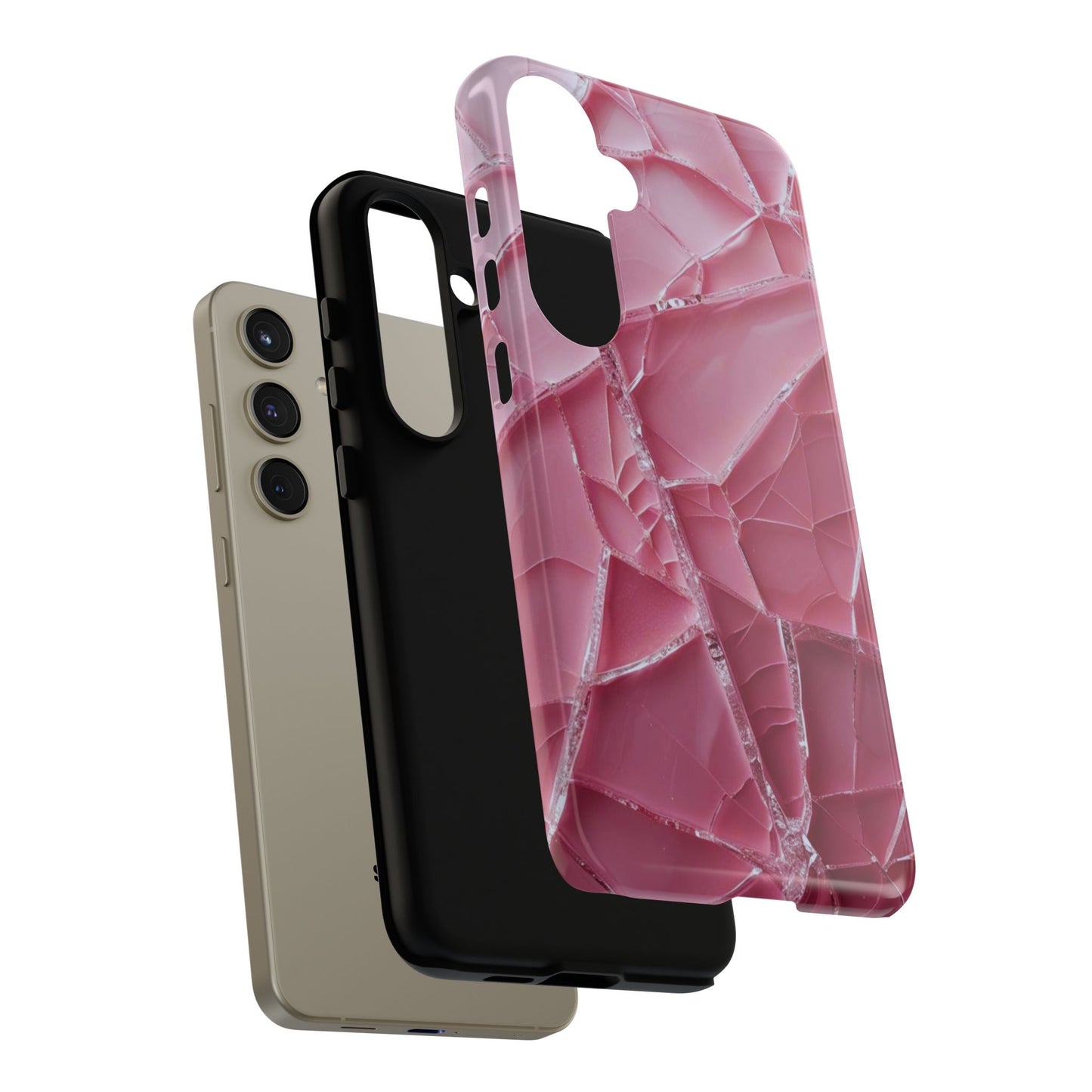 Crack'd (Pink) Tough Cases