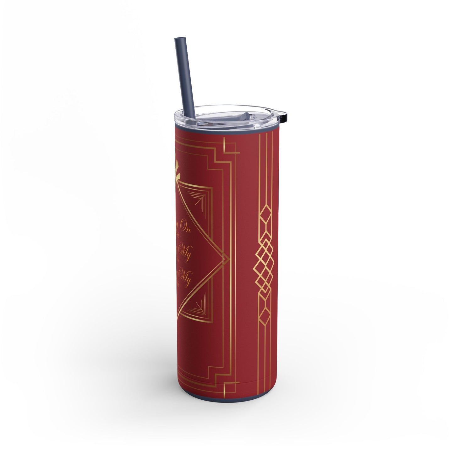 Business 2 (Red) Maars Maker Skinny Matte Tumbler, 20oz