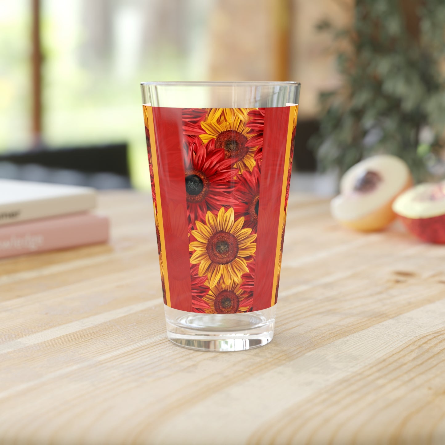 Crimson Gold Pint Glass, 16oz