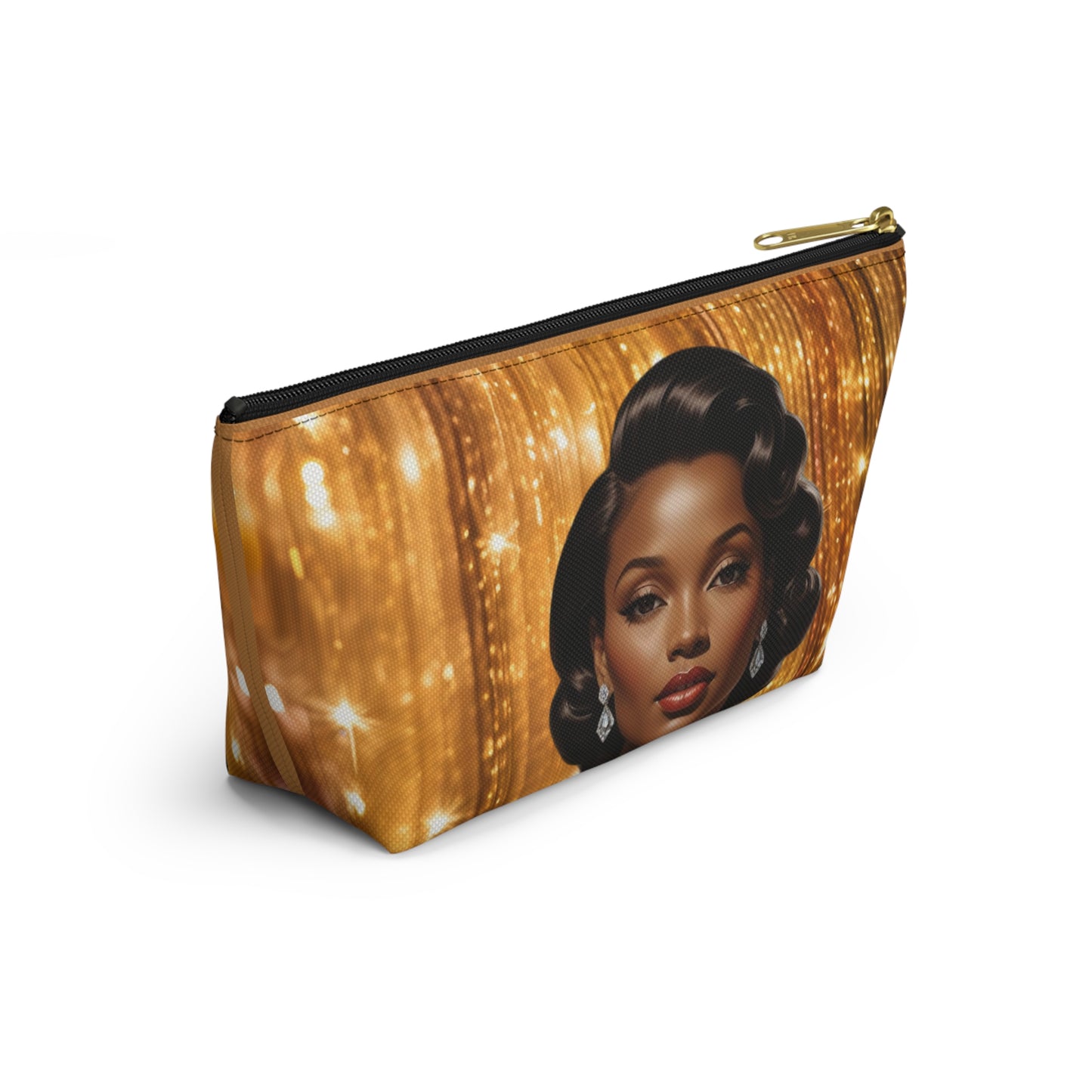 Retro Glam Girl "Diana" Accessory Pouch w T-bottom