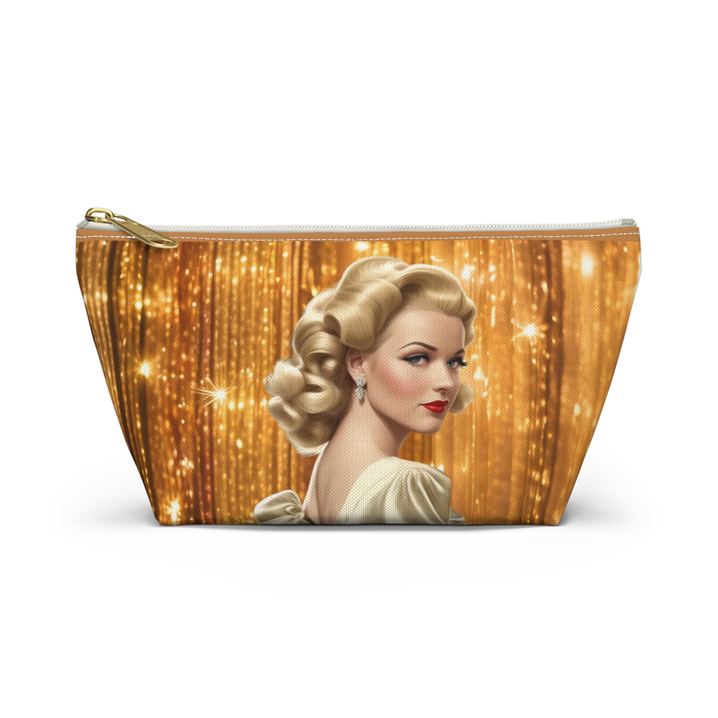 Retro Glam Girl "Meredith" Accessory Pouch w T-bottom