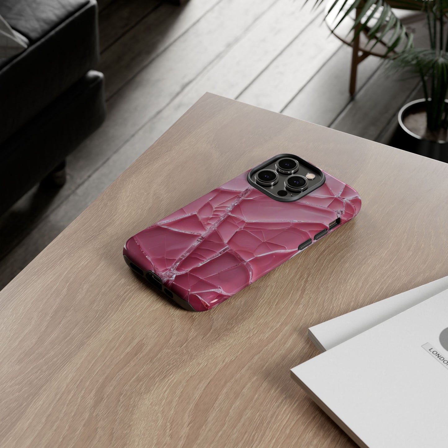 Crack'd (Pink) Tough Cases