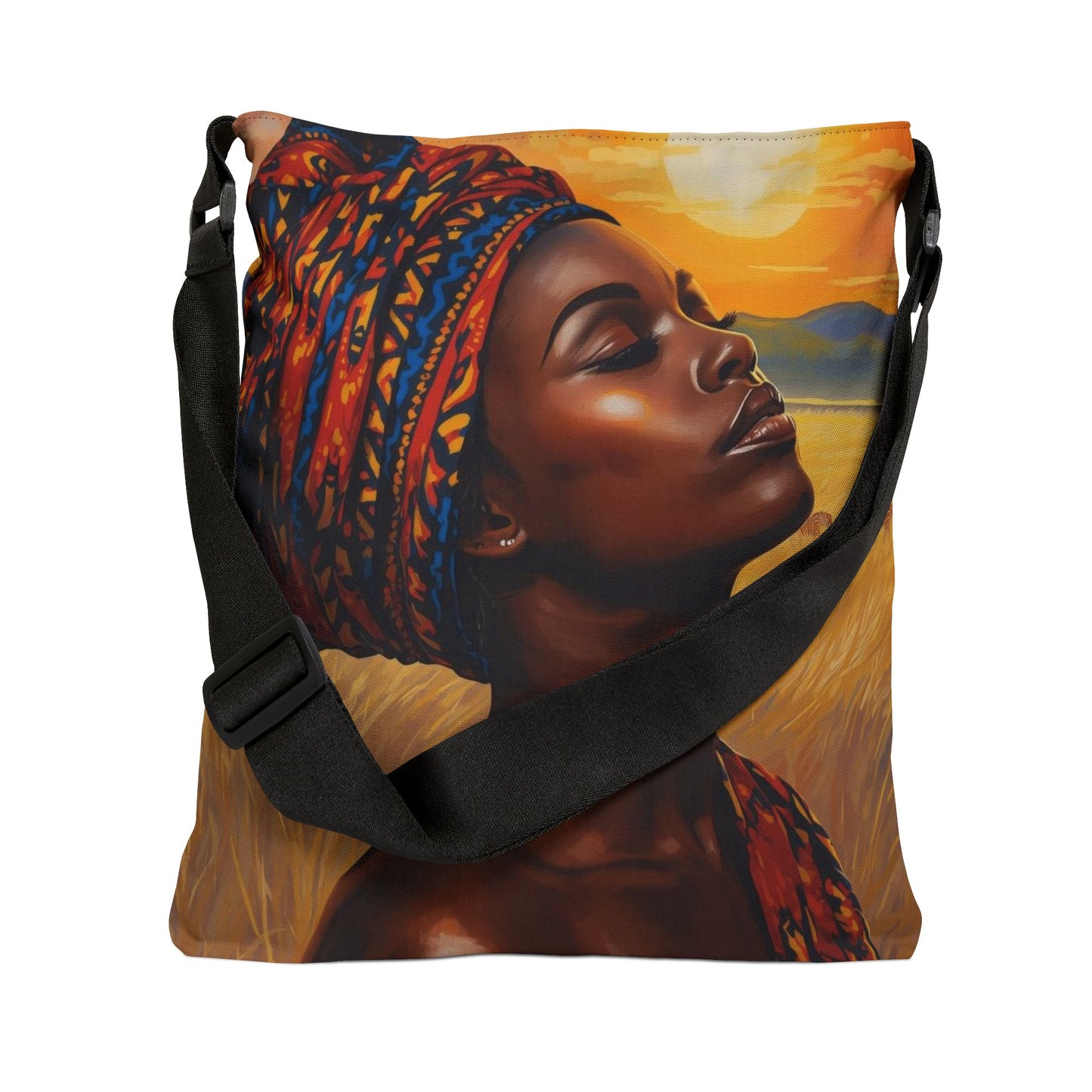 Sunrise in the Serengeti Adjustable Tote Bag (AOP)