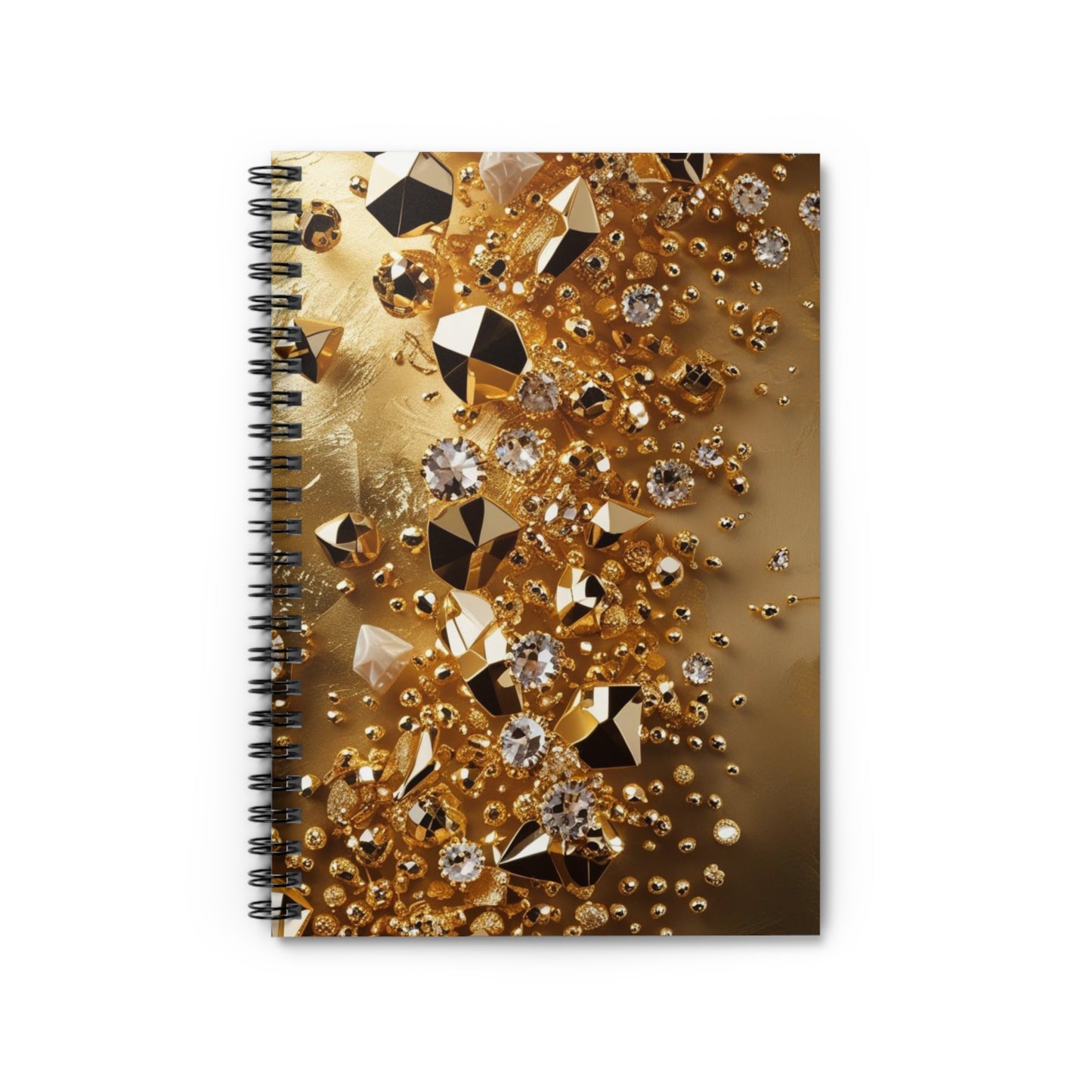 Golden Rush Spiral Notebook - Ruled Line