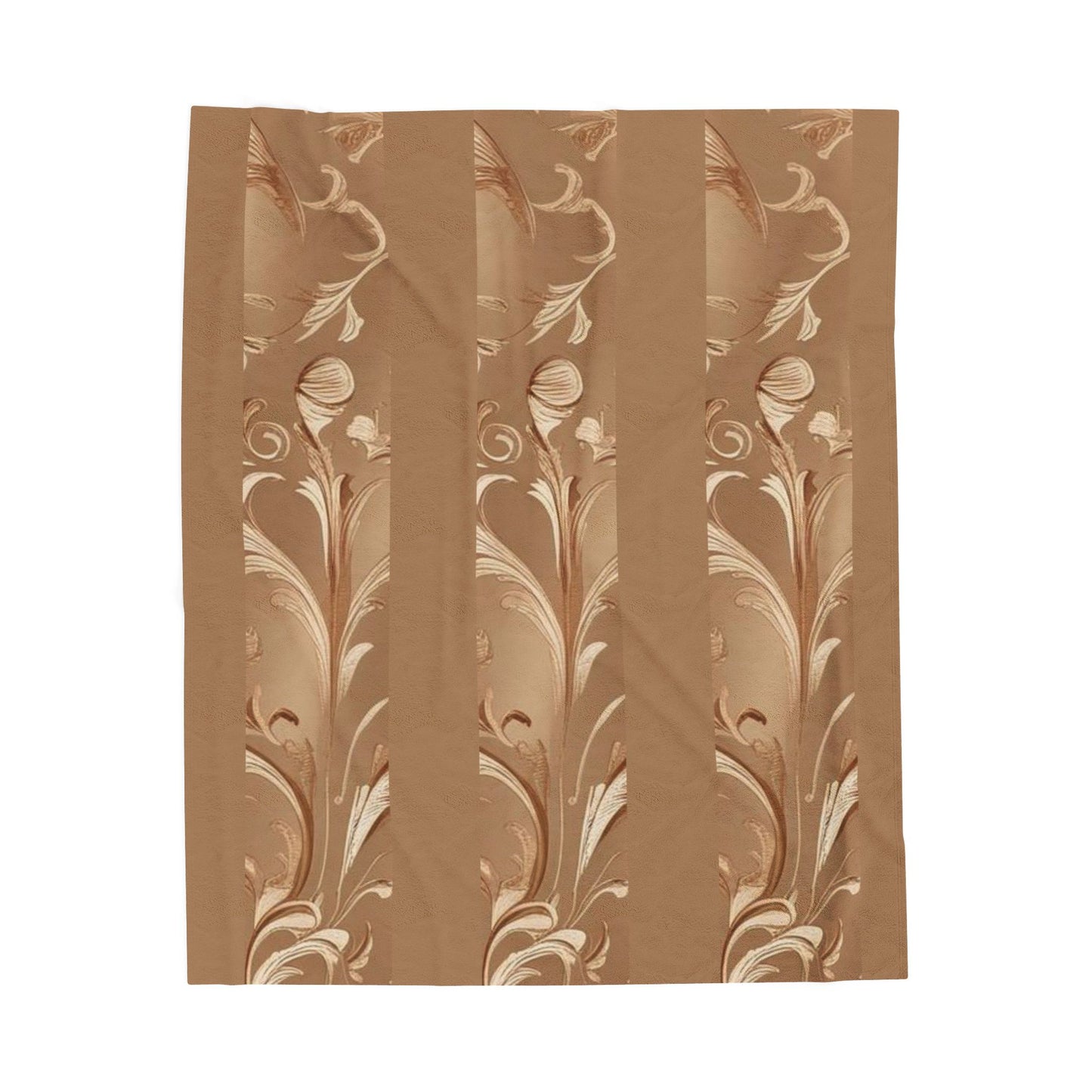 Mocha Bliss Velveteen Plush Blanket
