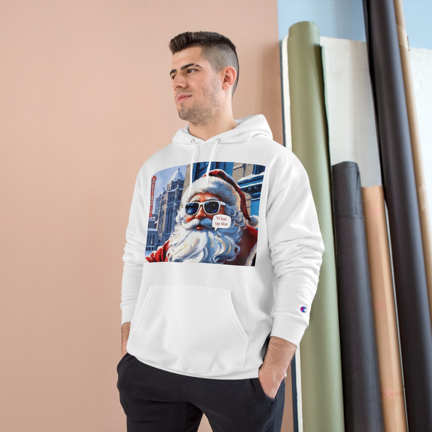 Motor City Santa Champion Hoodie