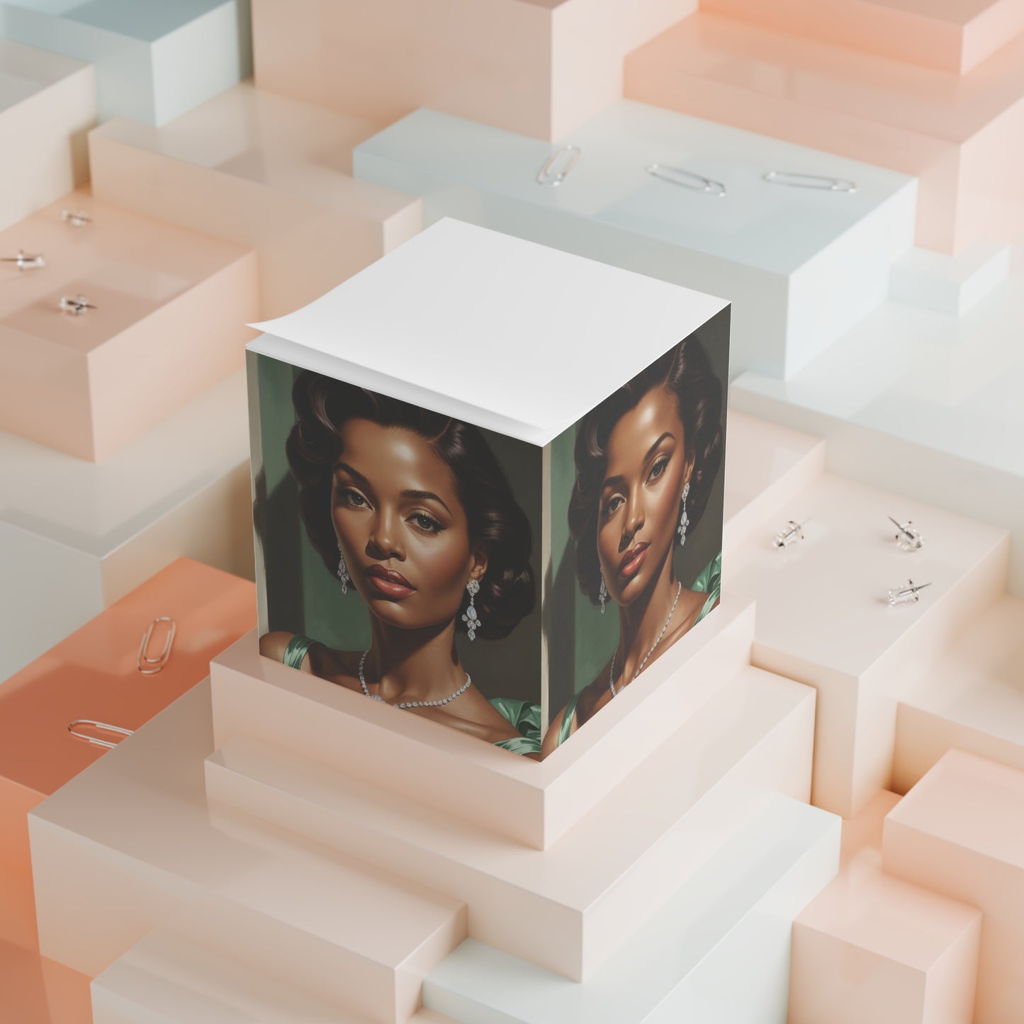 Retro Glam Girls (Diana) Note Cube