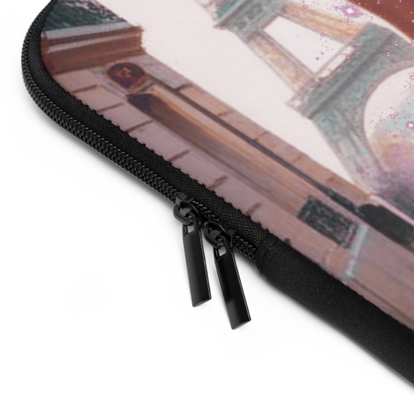 Parisian Stroll (Pink Gown) Laptop Sleeve