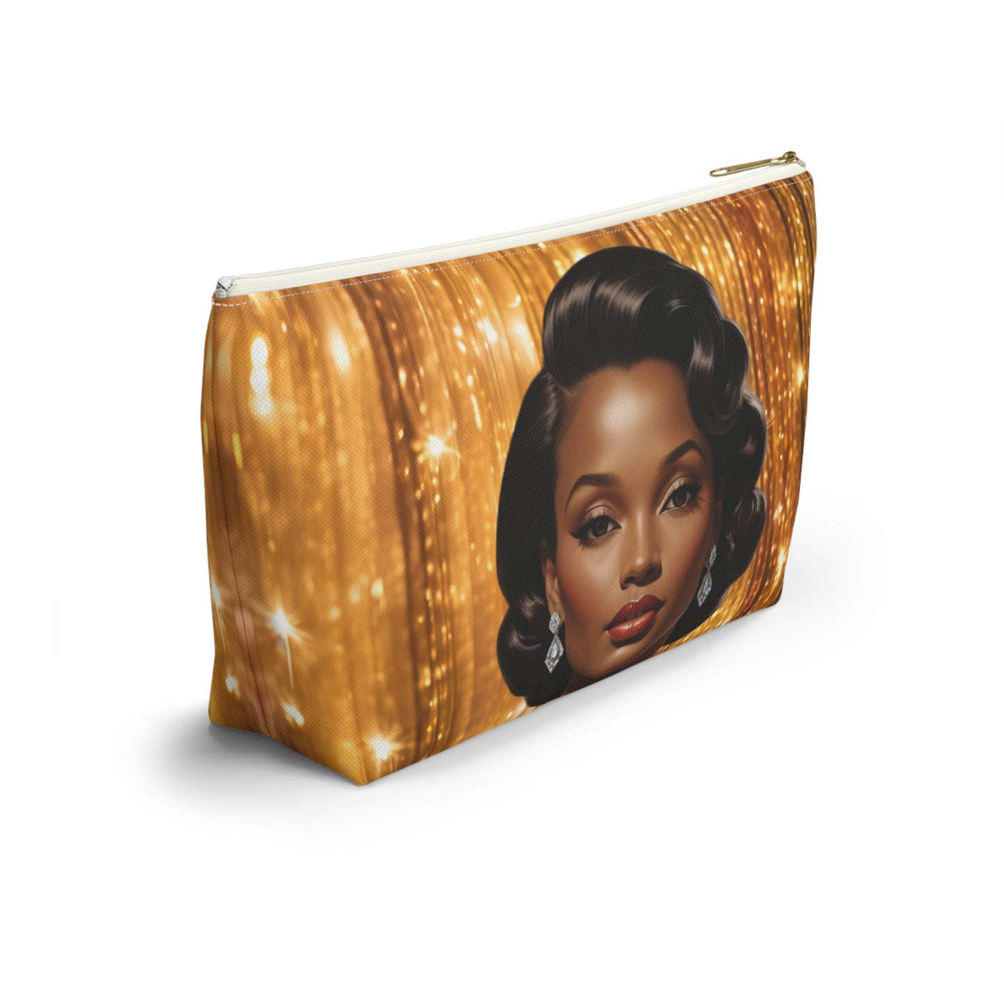 Retro Glam Girl "Diana" Accessory Pouch w T-bottom