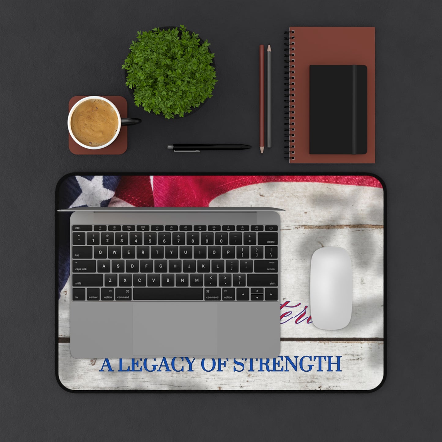 Woman Veteran Desk Mat