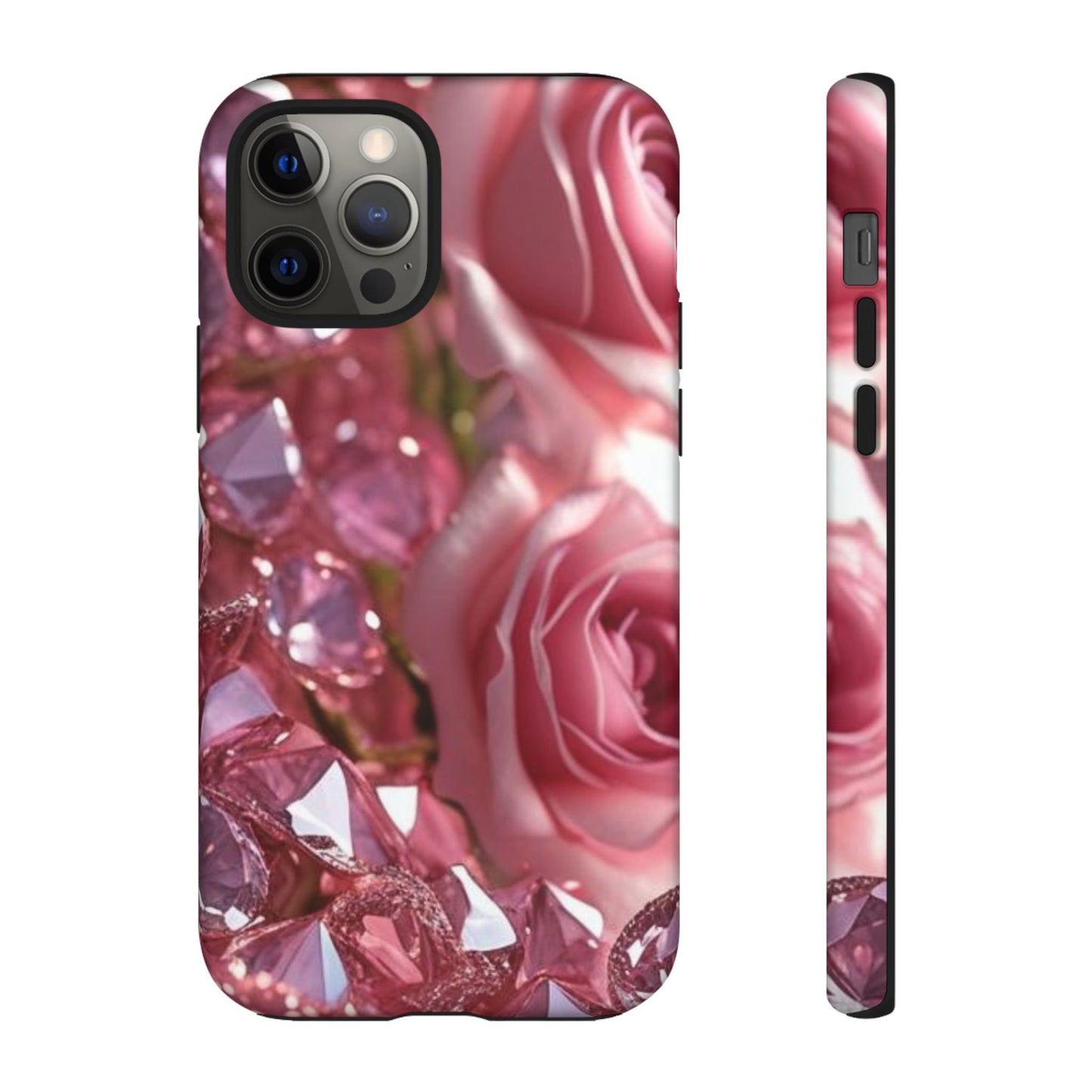 Pink Diamonds & Petals Tough Cases