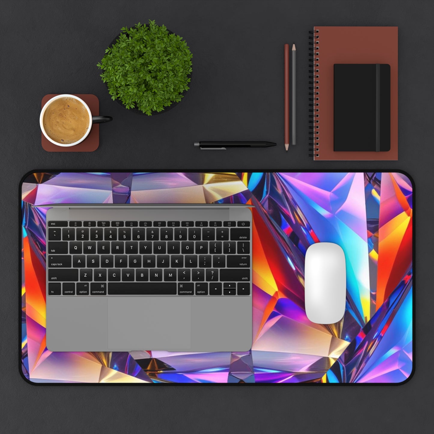 Radiant Prism Desk Mat