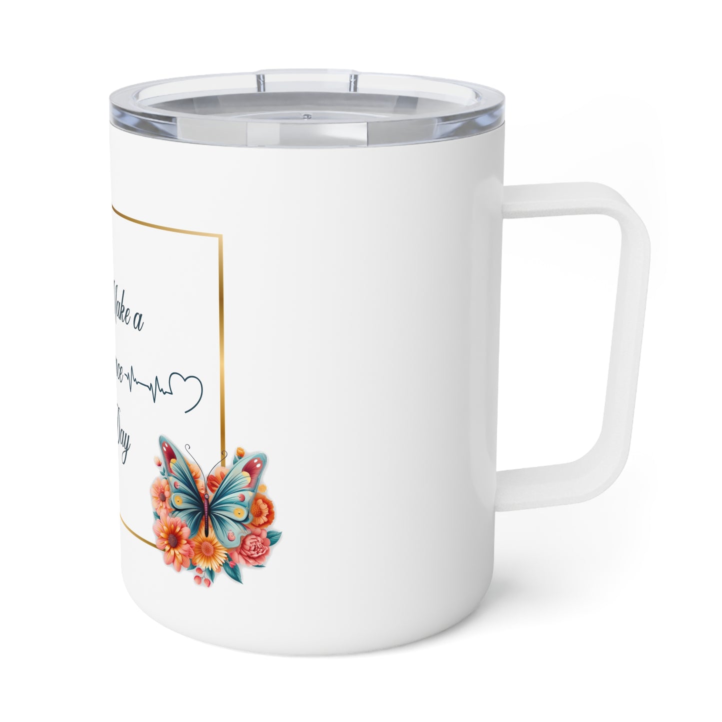 Nurses Make a Difference 2 Insulated Coffee Mug, 10oz