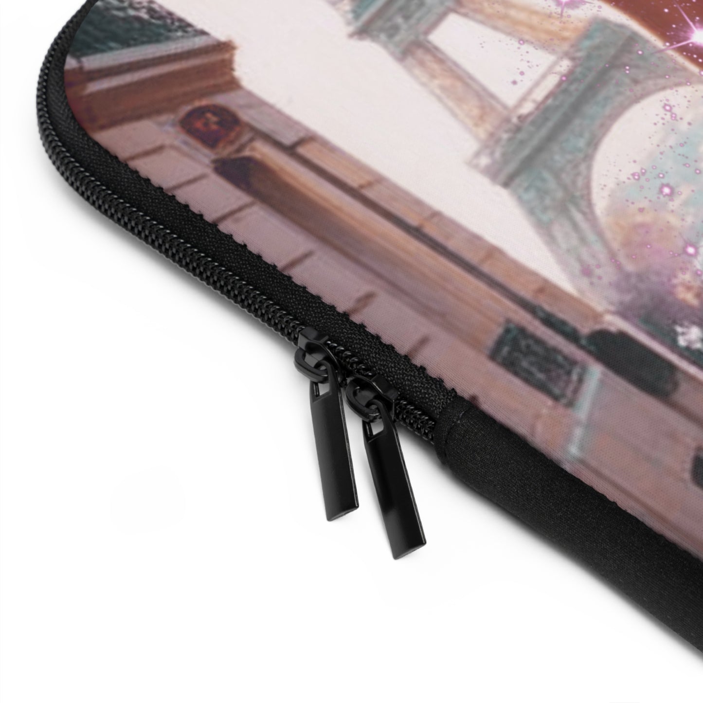 Parisian Stroll (Pink Gown) Laptop Sleeve
