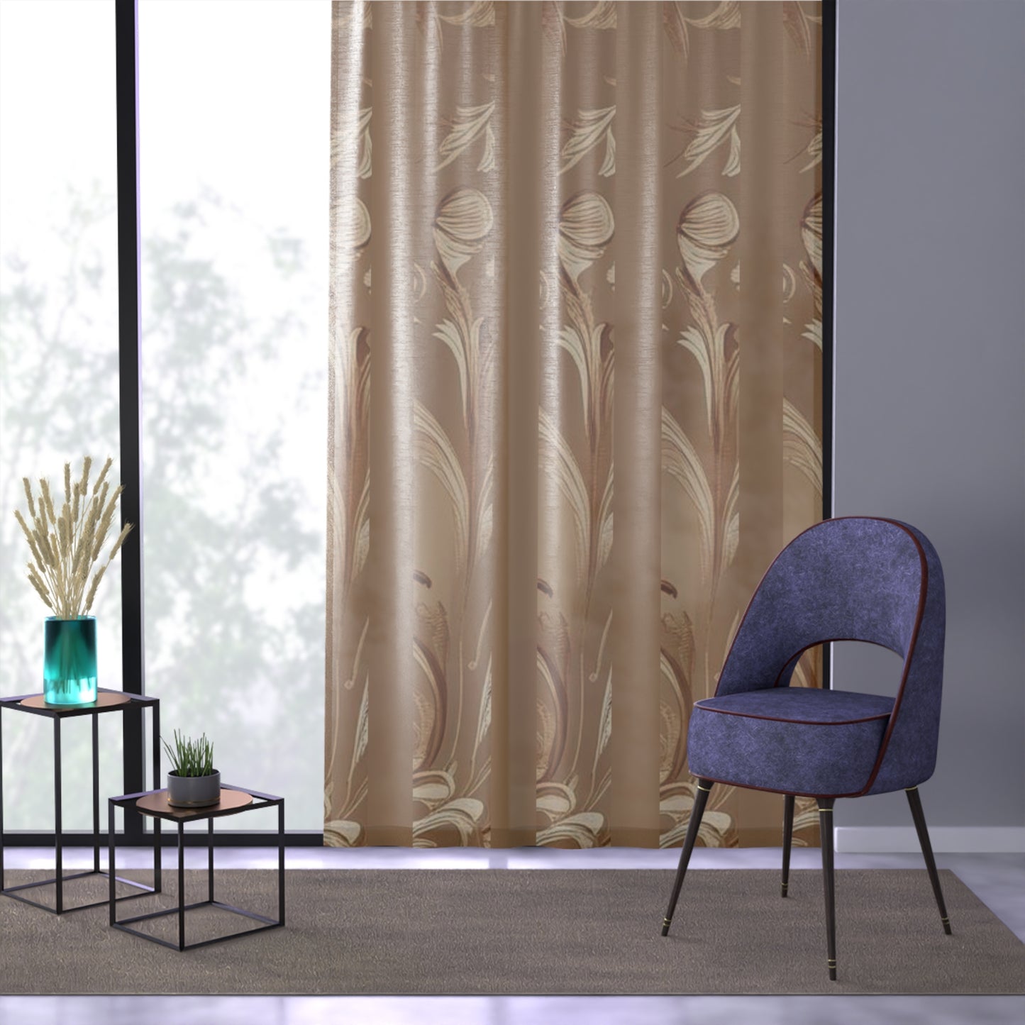 Mocha Bliss Window Curtain