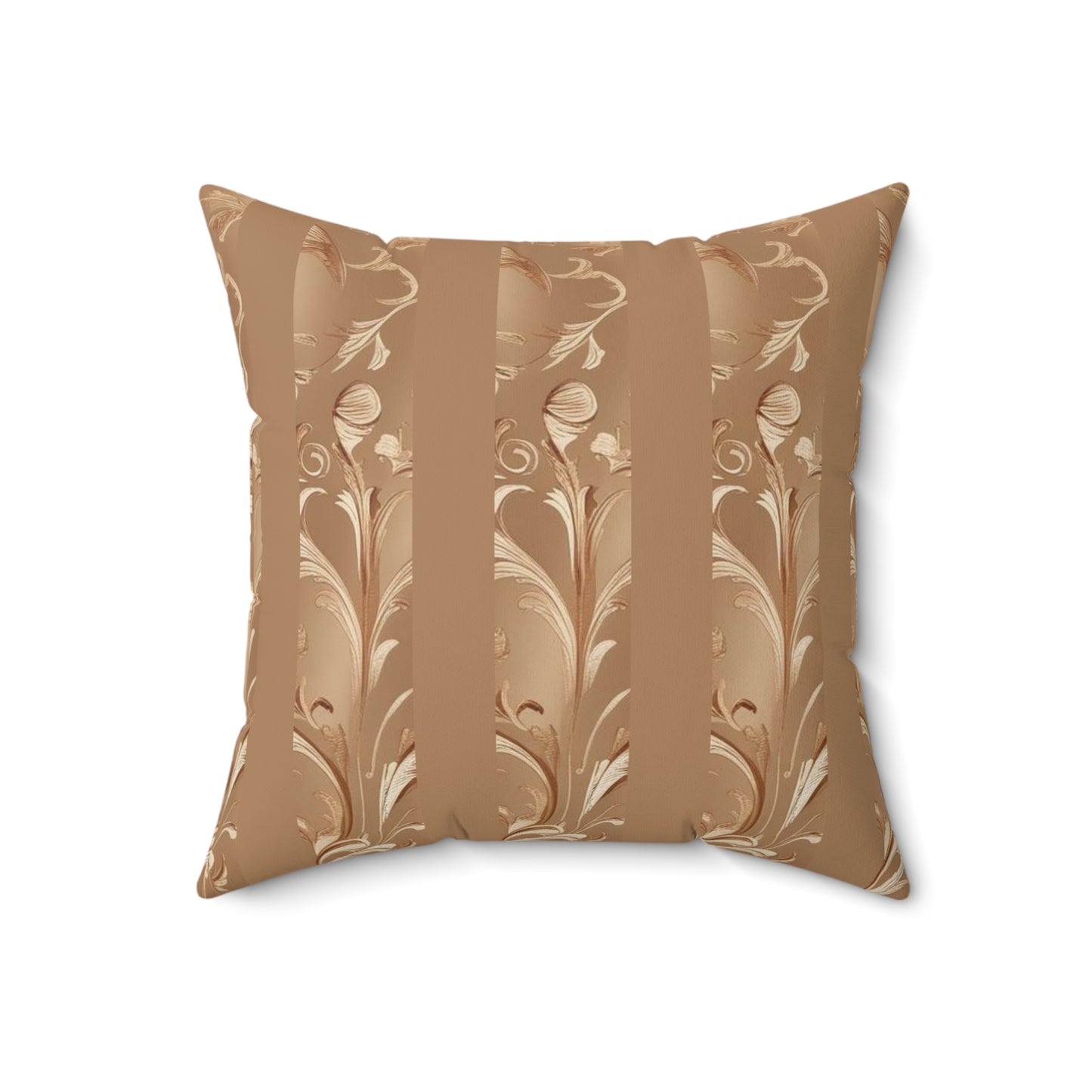 Mocha Bliss Spun Polyester Square Pillow