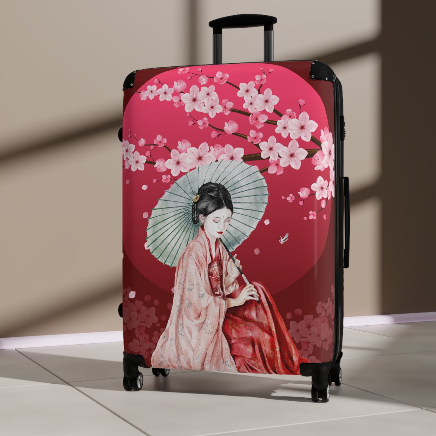 Cherry Blossoms Cherry Moon Suitcase