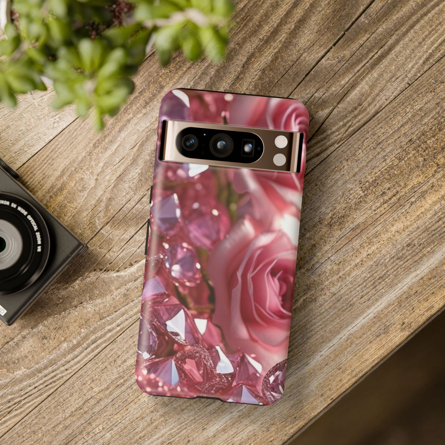 Pink Diamonds & Petals Tough Cases