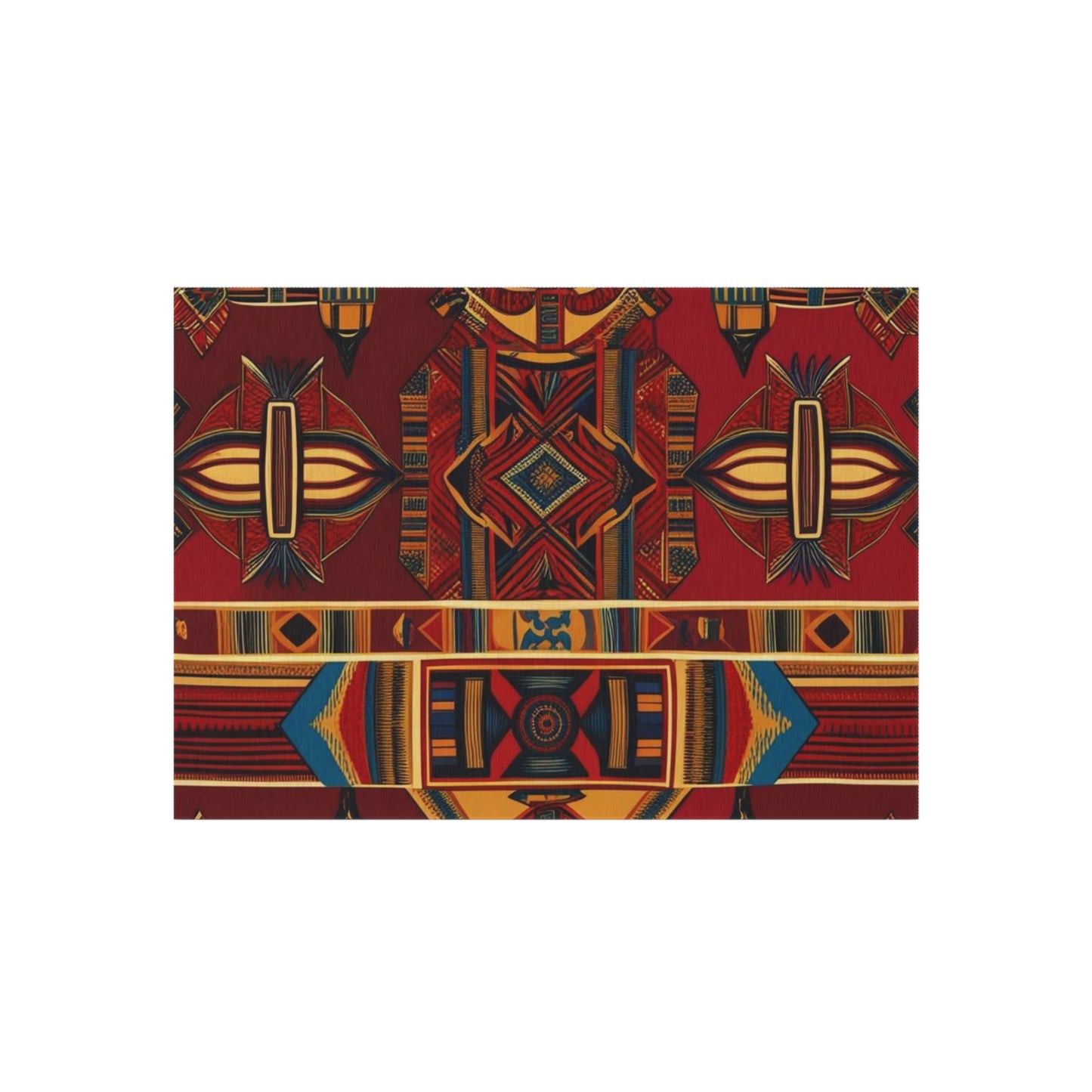 African Canvas Outdoor Rug