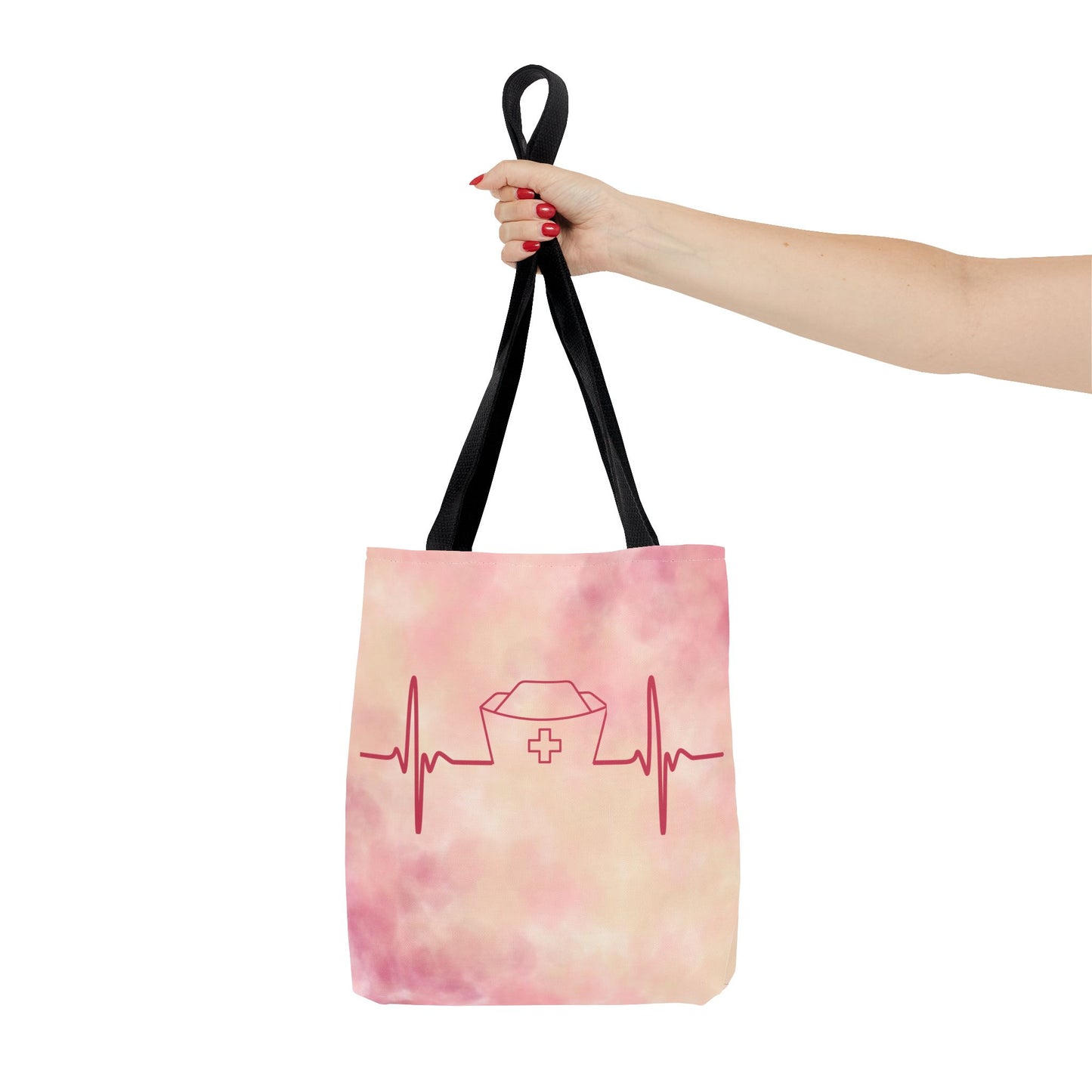 Nurse Heartbeat Tote Bag (AOP)