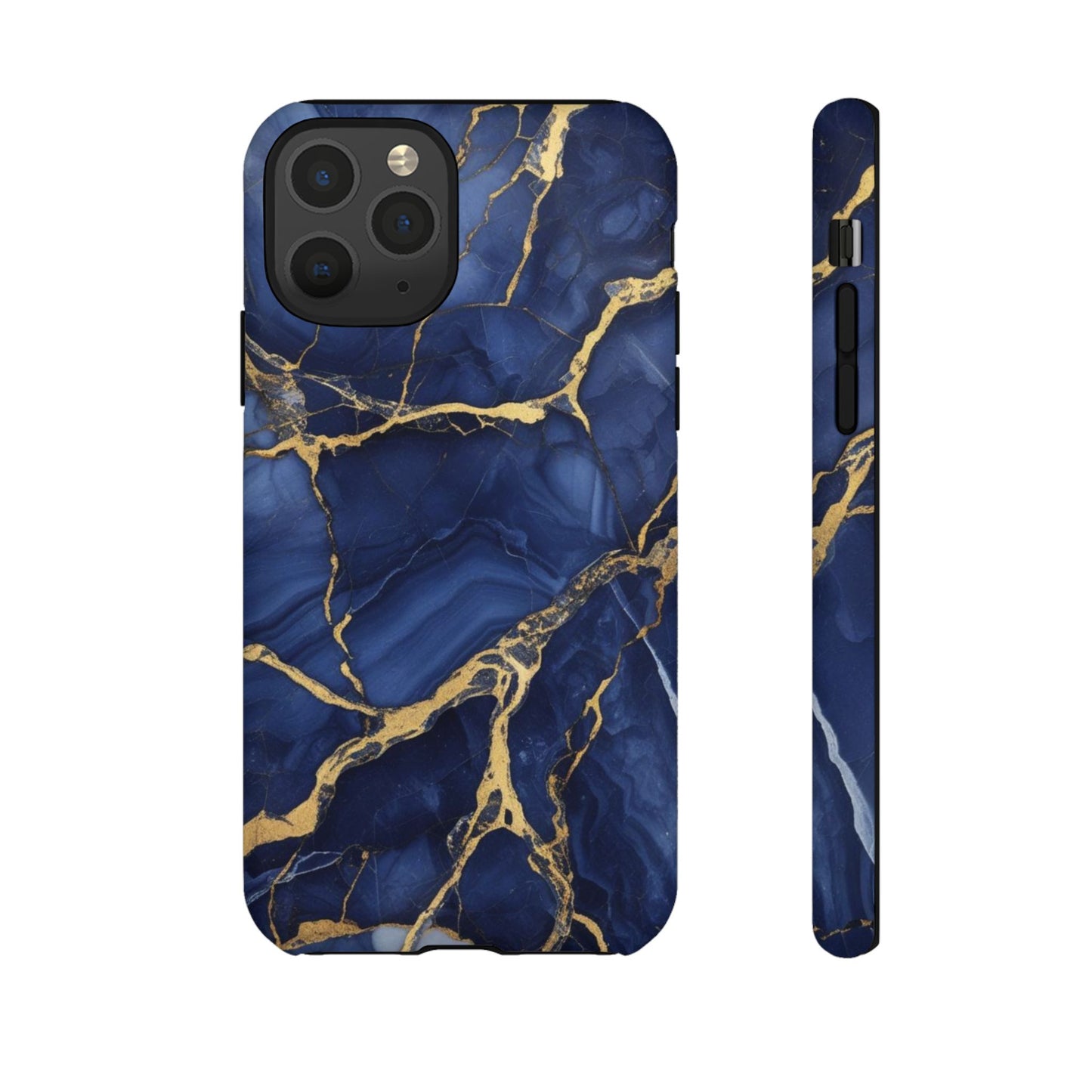Indigo Marble Tough Cases