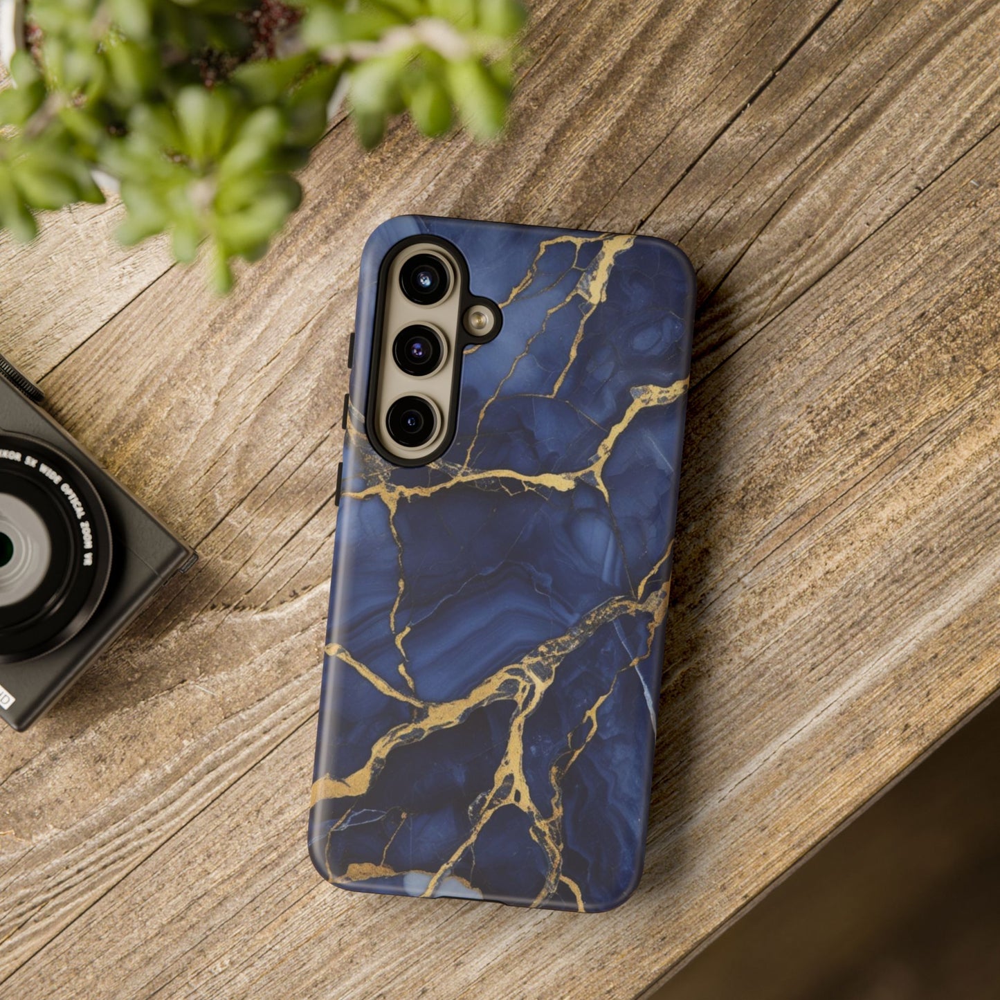 Indigo Marble Tough Cases