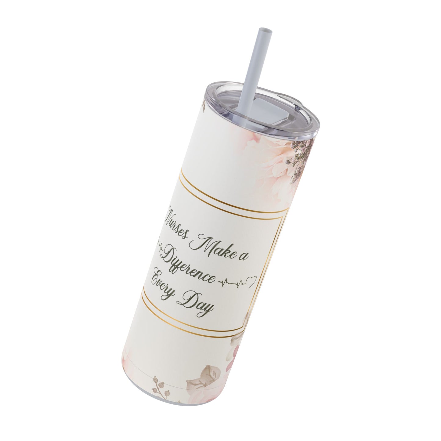 Nurses Make a Difference Maars Maker Skinny Matte Tumbler, 20oz