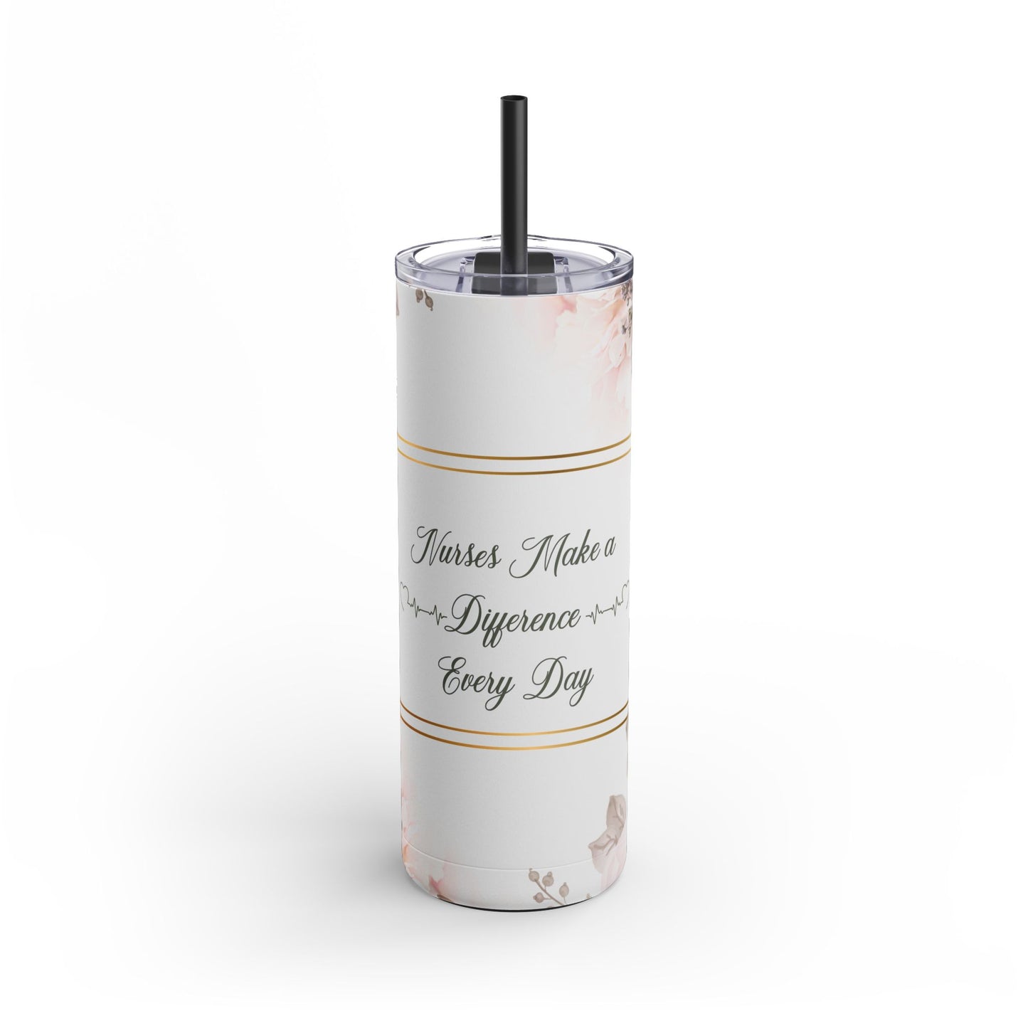 Nurses Make a Difference Maars Maker Skinny Matte Tumbler, 20oz