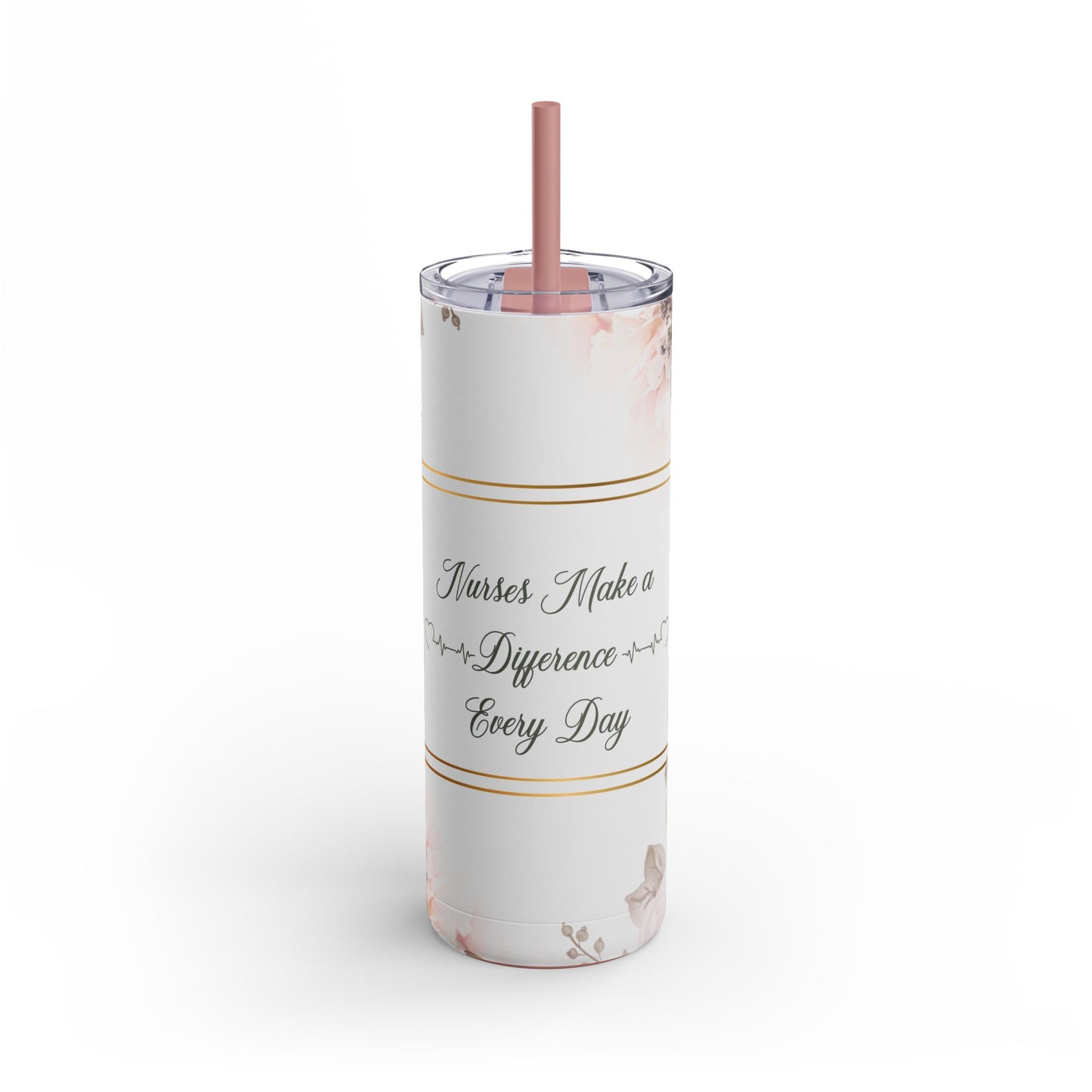 Nurses Make a Difference Maars Maker Skinny Matte Tumbler, 20oz