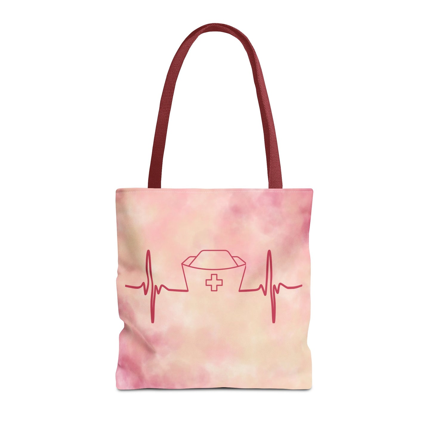 Nurse Heartbeat Tote Bag (AOP)