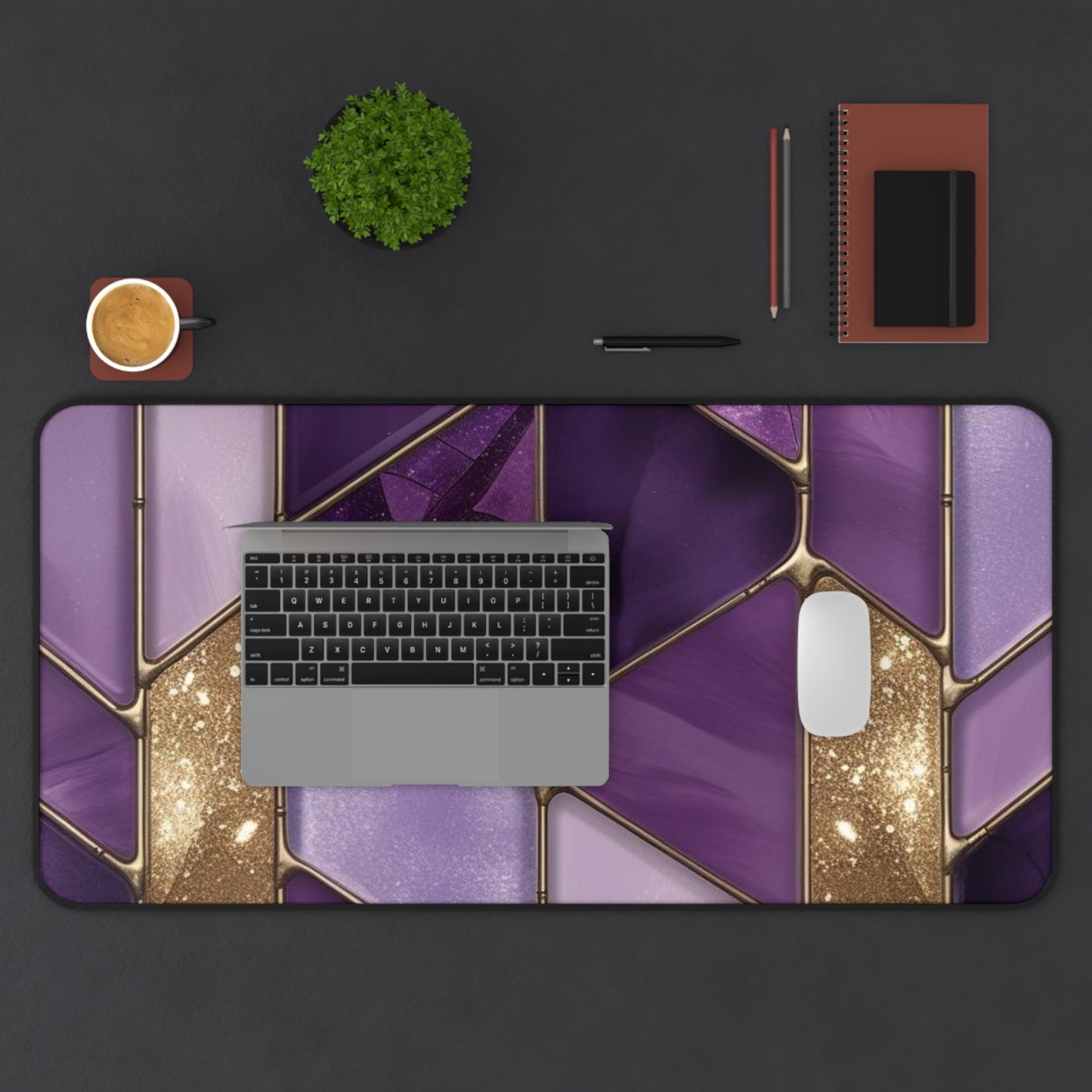 Amethyst Mosaic Desk Mat
