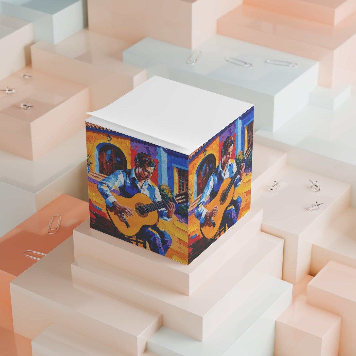 Spanish Guitar Note Cube