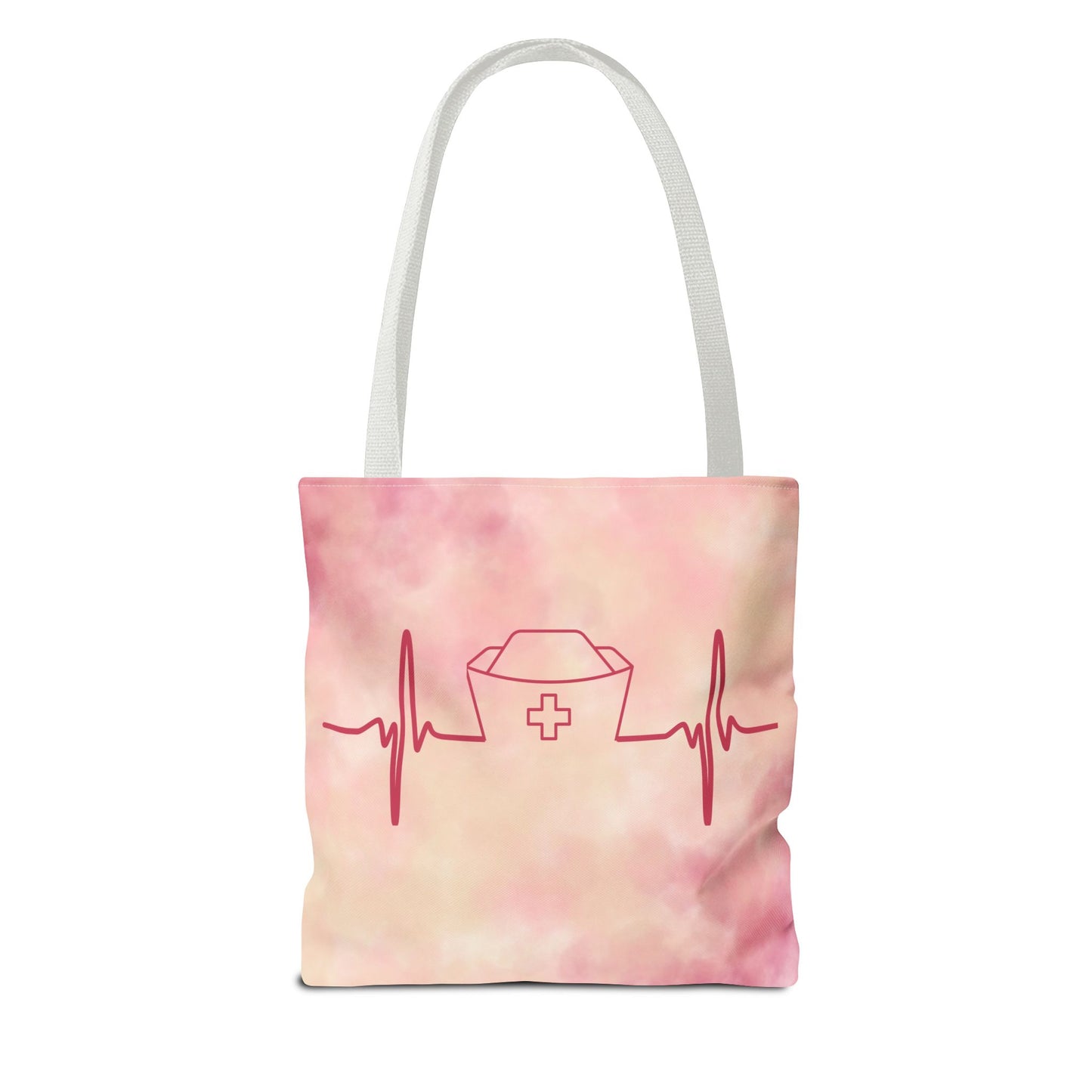 Nurse Heartbeat Tote Bag (AOP)