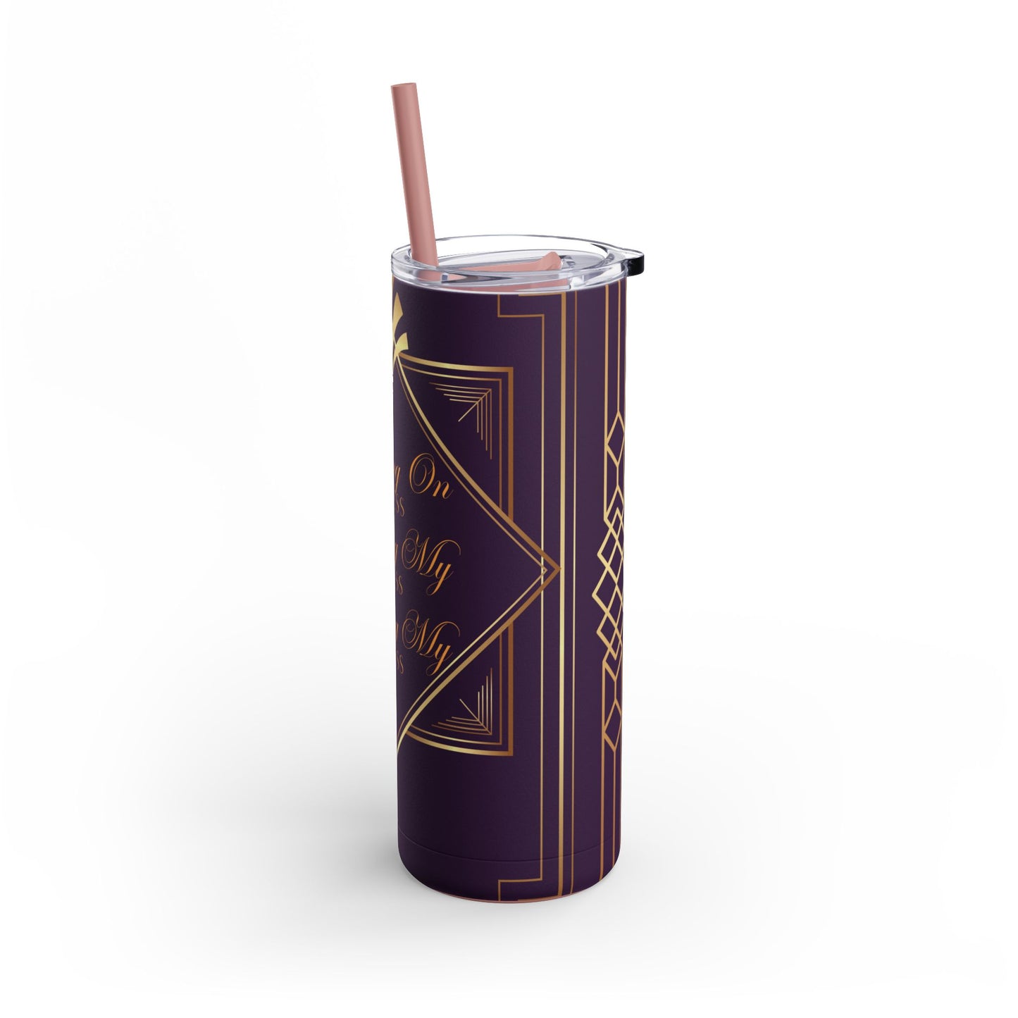 Business 2 (Purple) Maars Maker Skinny Matte Tumbler, 20oz
