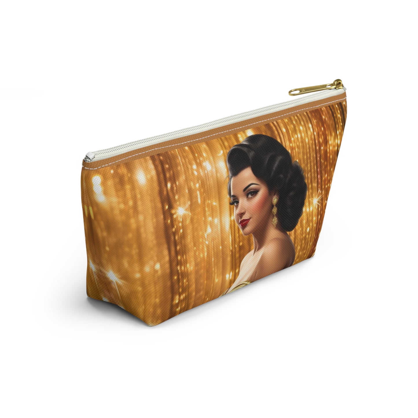 Retro Glam Girl "Ana Maria" Accessory Pouch w T-bottom