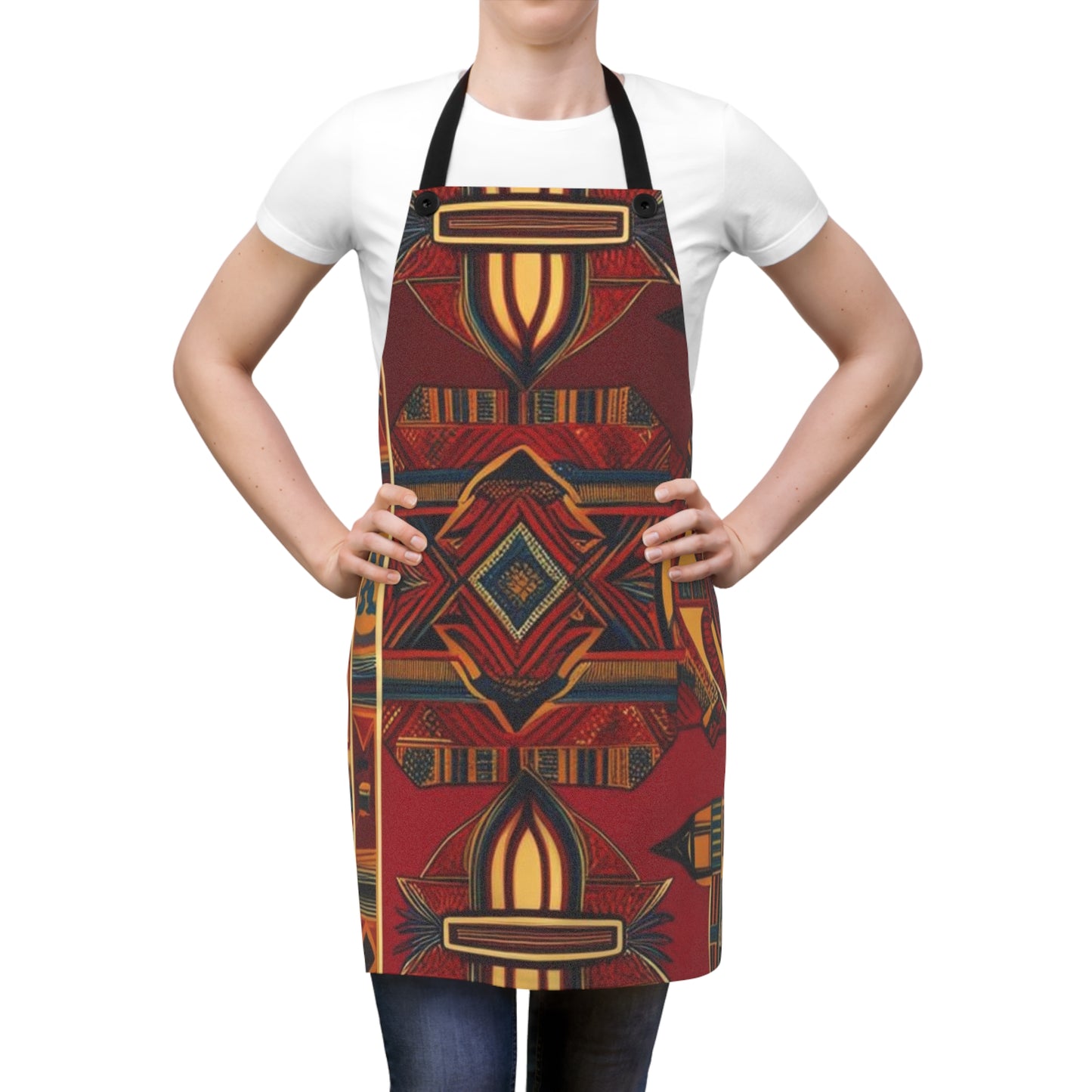African Canvas 1 Apron (AOP)