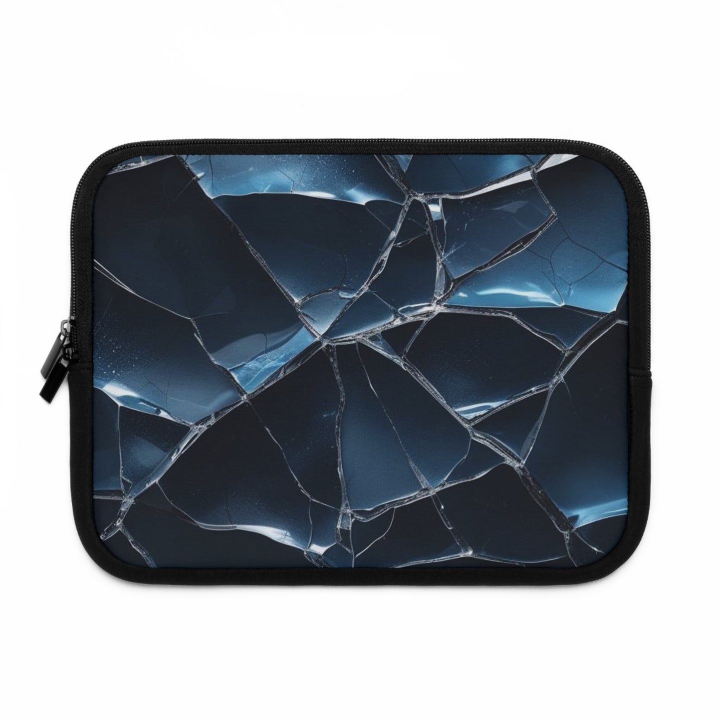 Crack'd (Dark Blue) Laptop Sleeve