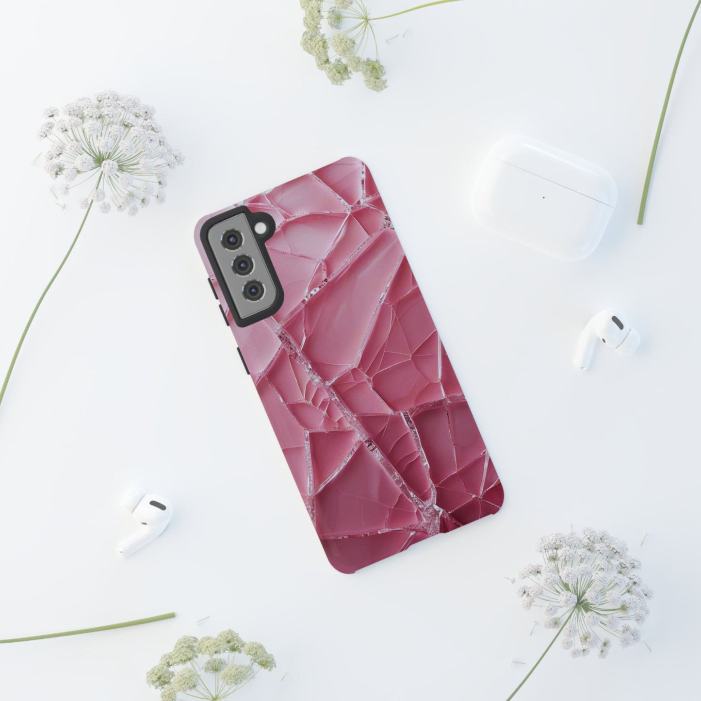 Crack'd (Pink) Tough Cases
