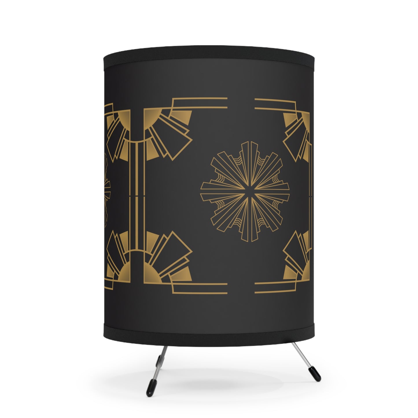 Midnight Luxe (Ebony) Tripod Lamp